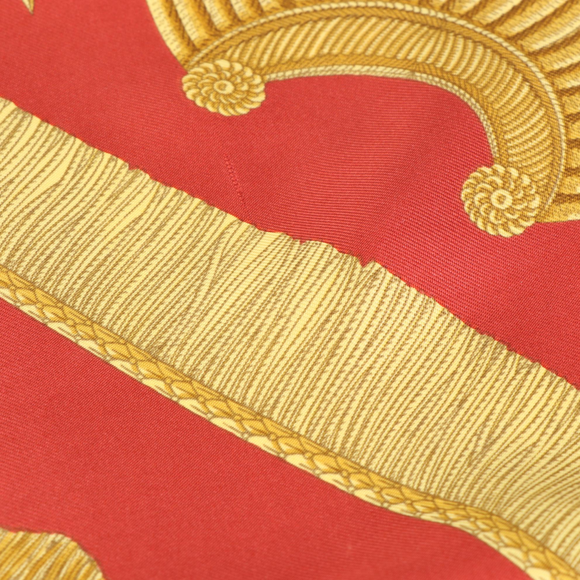 Hermès "Poste et Cavalerie" Scarf 90 Silk Twill