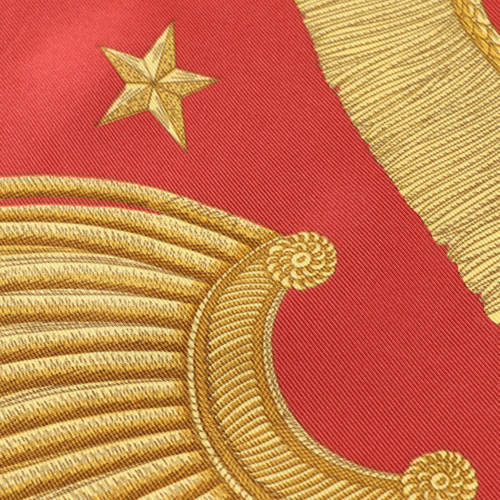 Hermès "Poste et Cavalerie" Scarf 90 Silk Twill