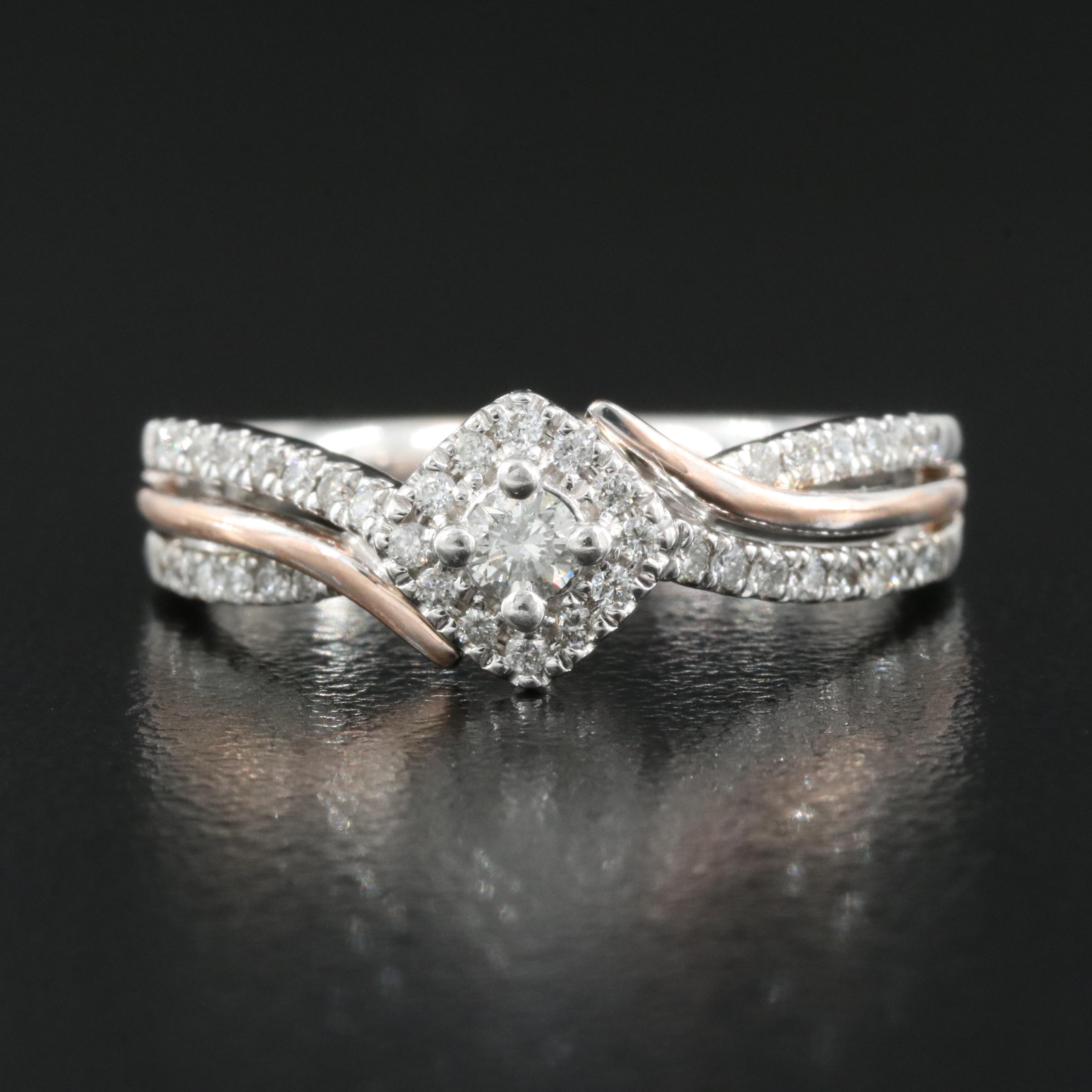 Adrianna Papell 14K 0.34 CTW Diamond Ring