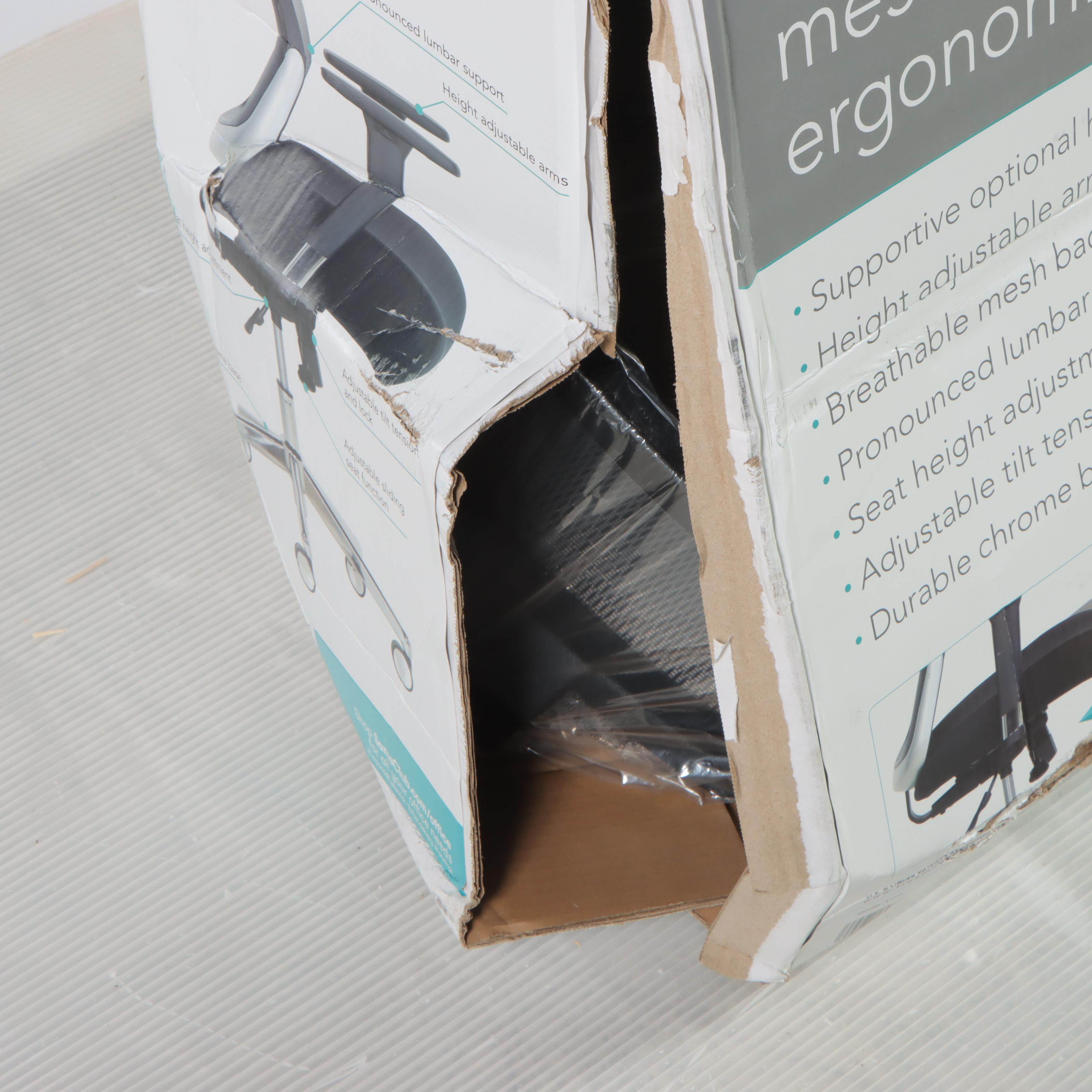 Wellness by Design Ergonomic Mesh Back Office Chair With Headrest