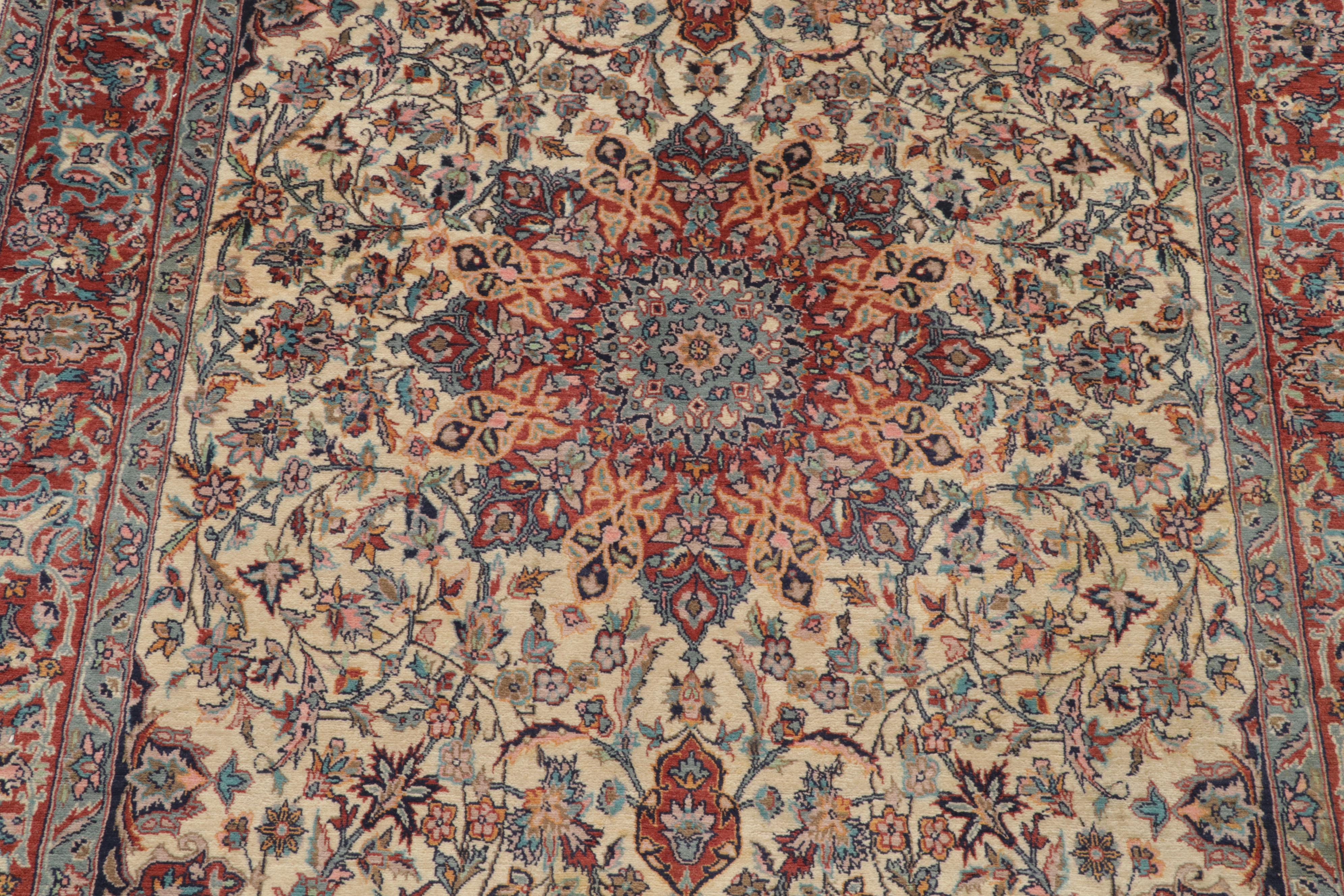 4'7 x 7'5 Hand-Knotted Pakistani Persian Tabriz Area Rug, 2000s