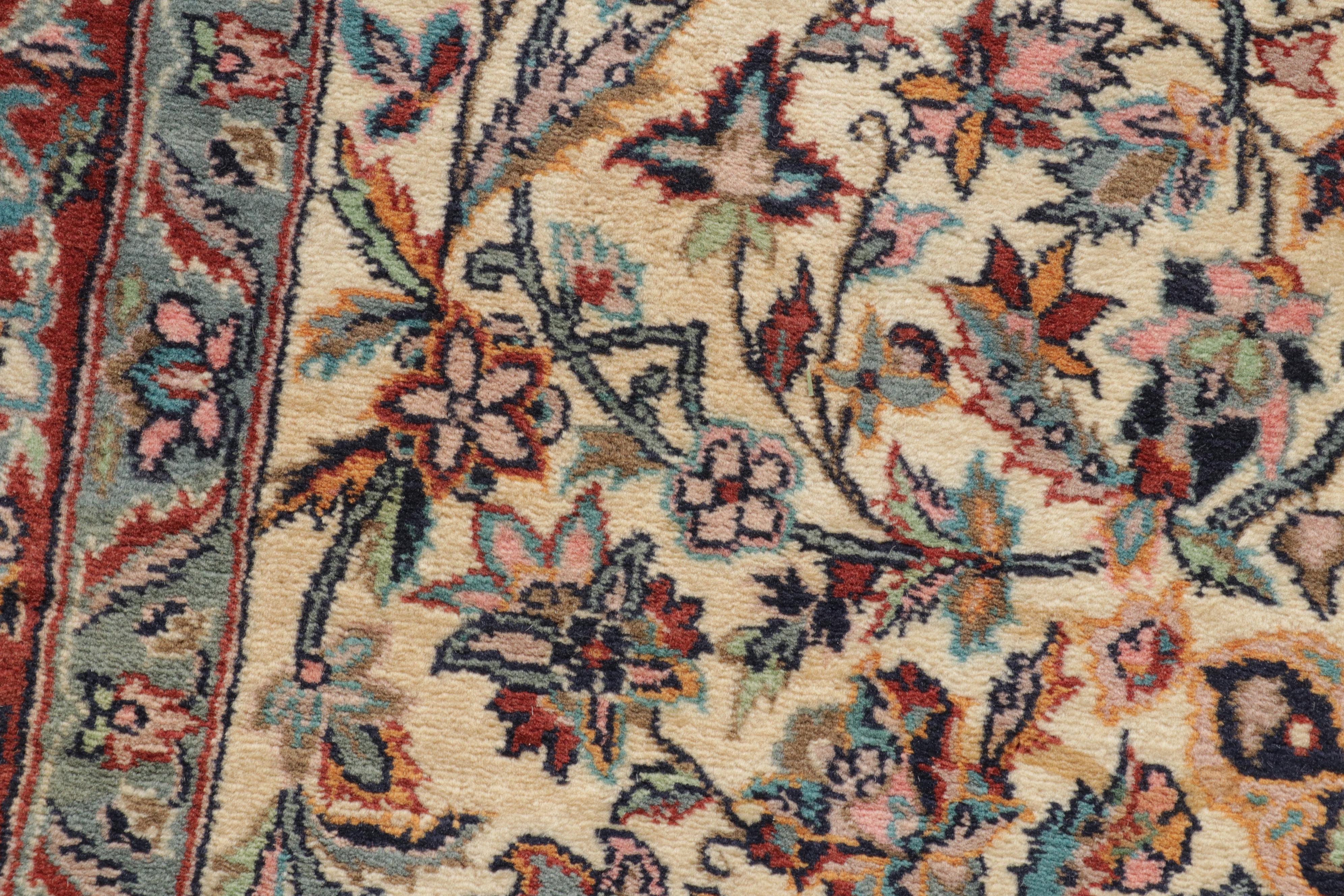 4'7 x 7'5 Hand-Knotted Pakistani Persian Tabriz Area Rug, 2000s