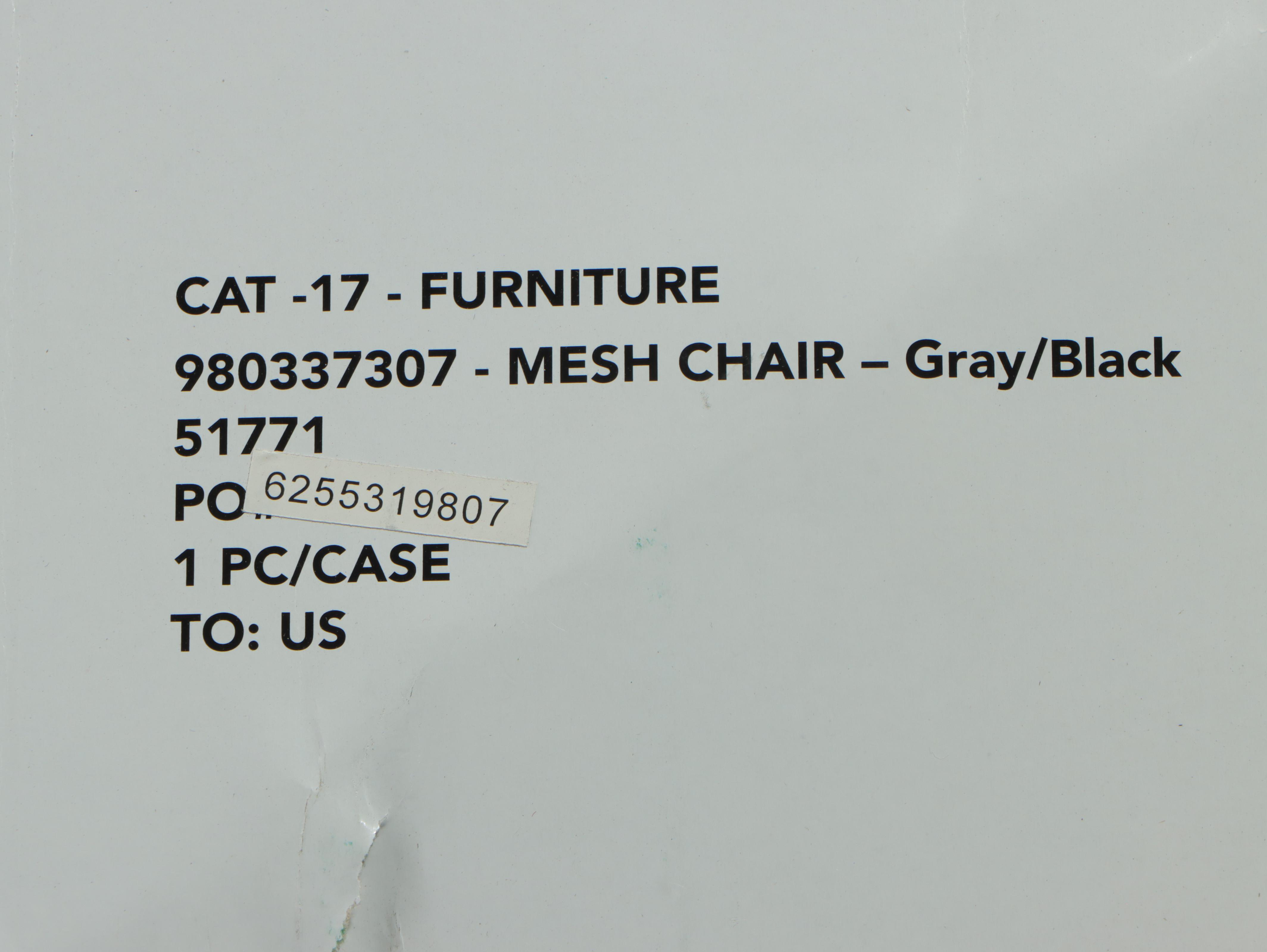 Wellness by Design Ergonomic Mesh Back Office Chair With Headrest