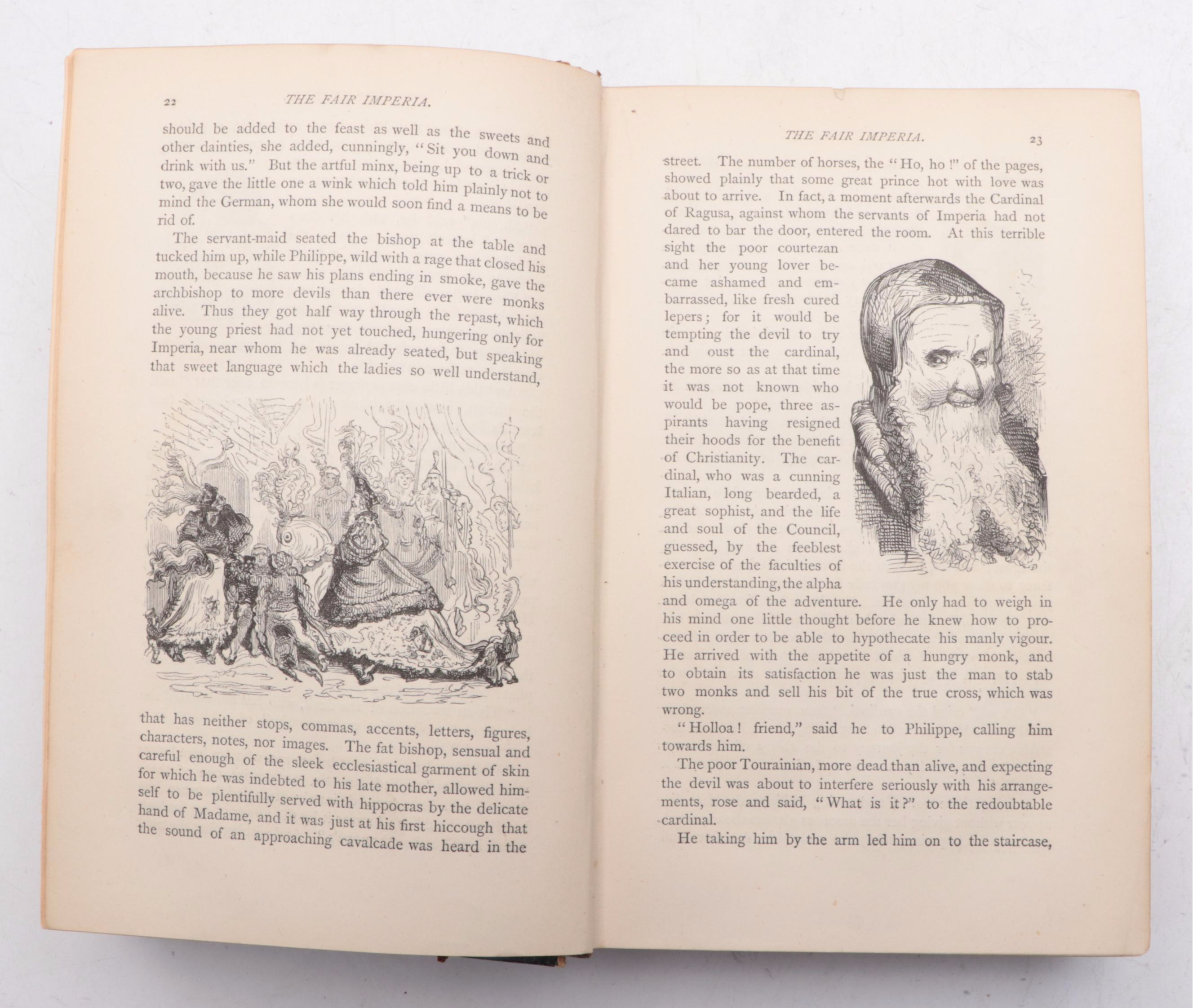 Illustrated "Droll Stories" by Honoré de Balzac, 1874