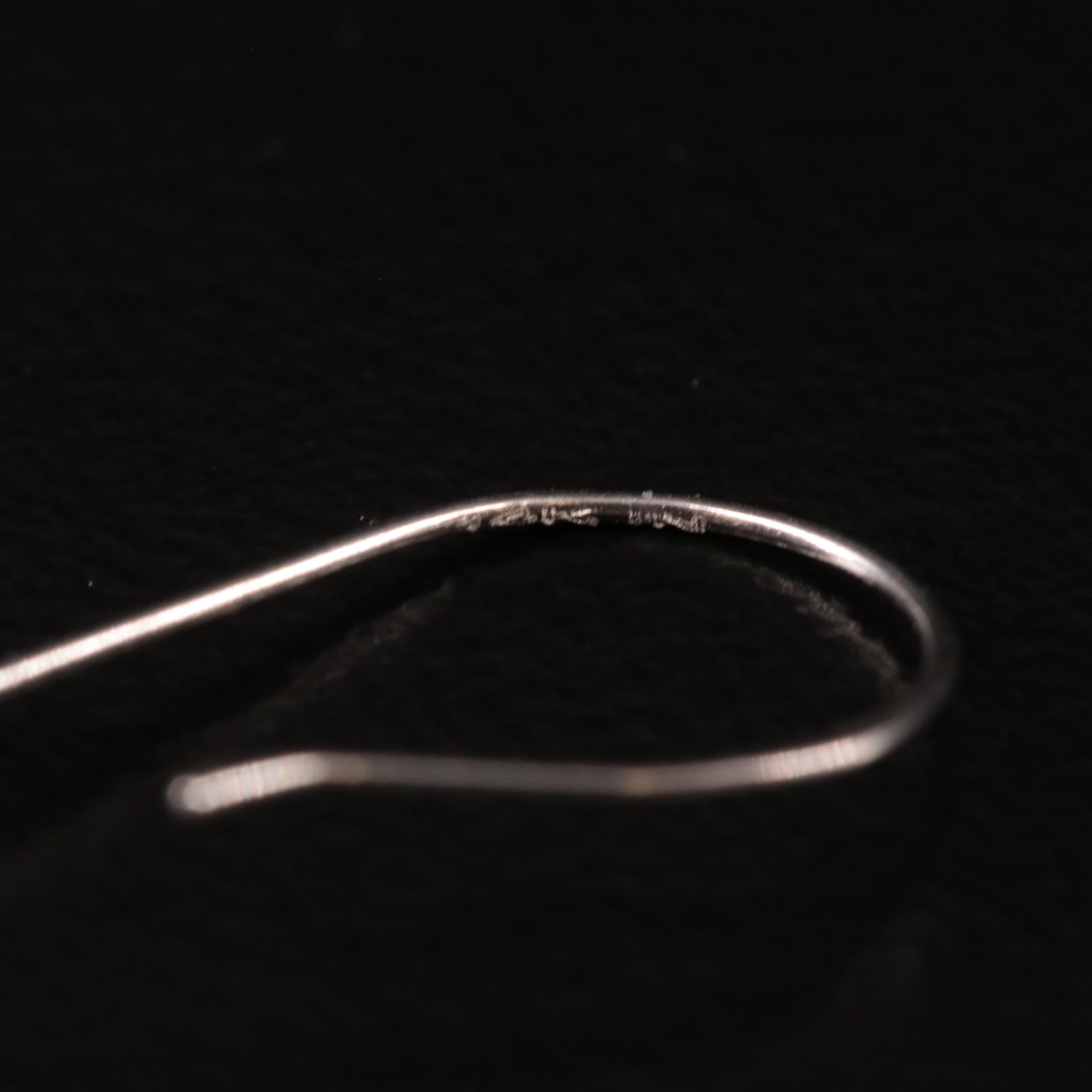 14K Blue Topaz Dangle Earrings