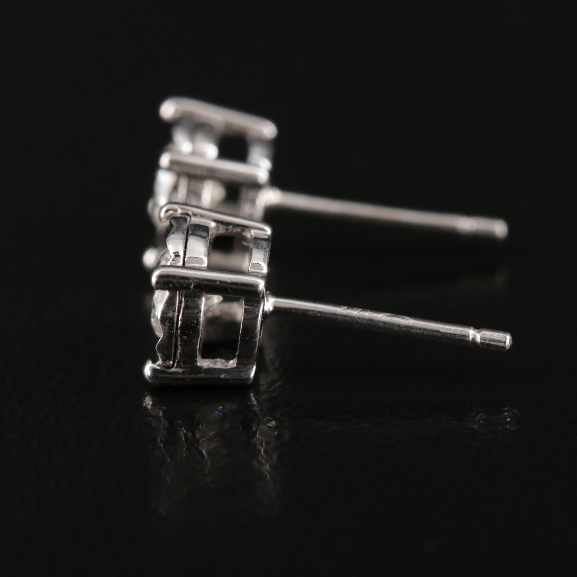 14K 0.50 CTW Diamond Stud Earrings