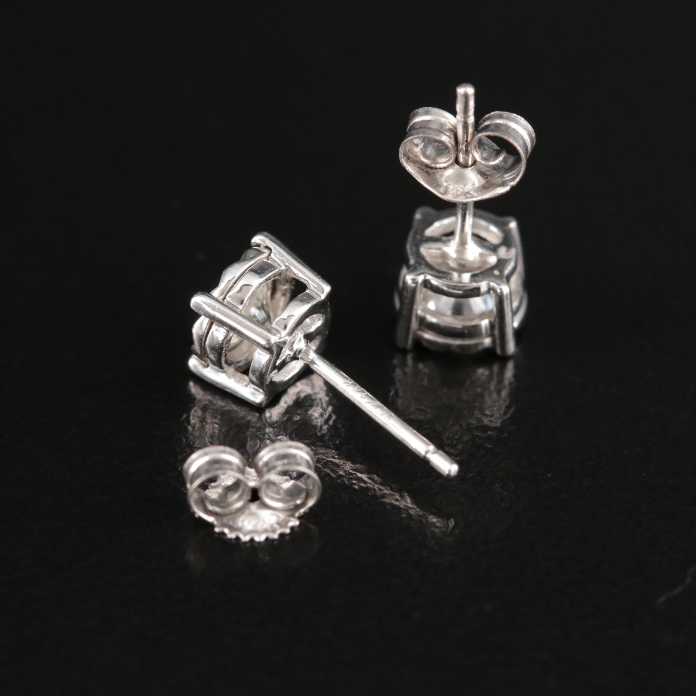 14K 0.50 CTW Diamond Stud Earrings