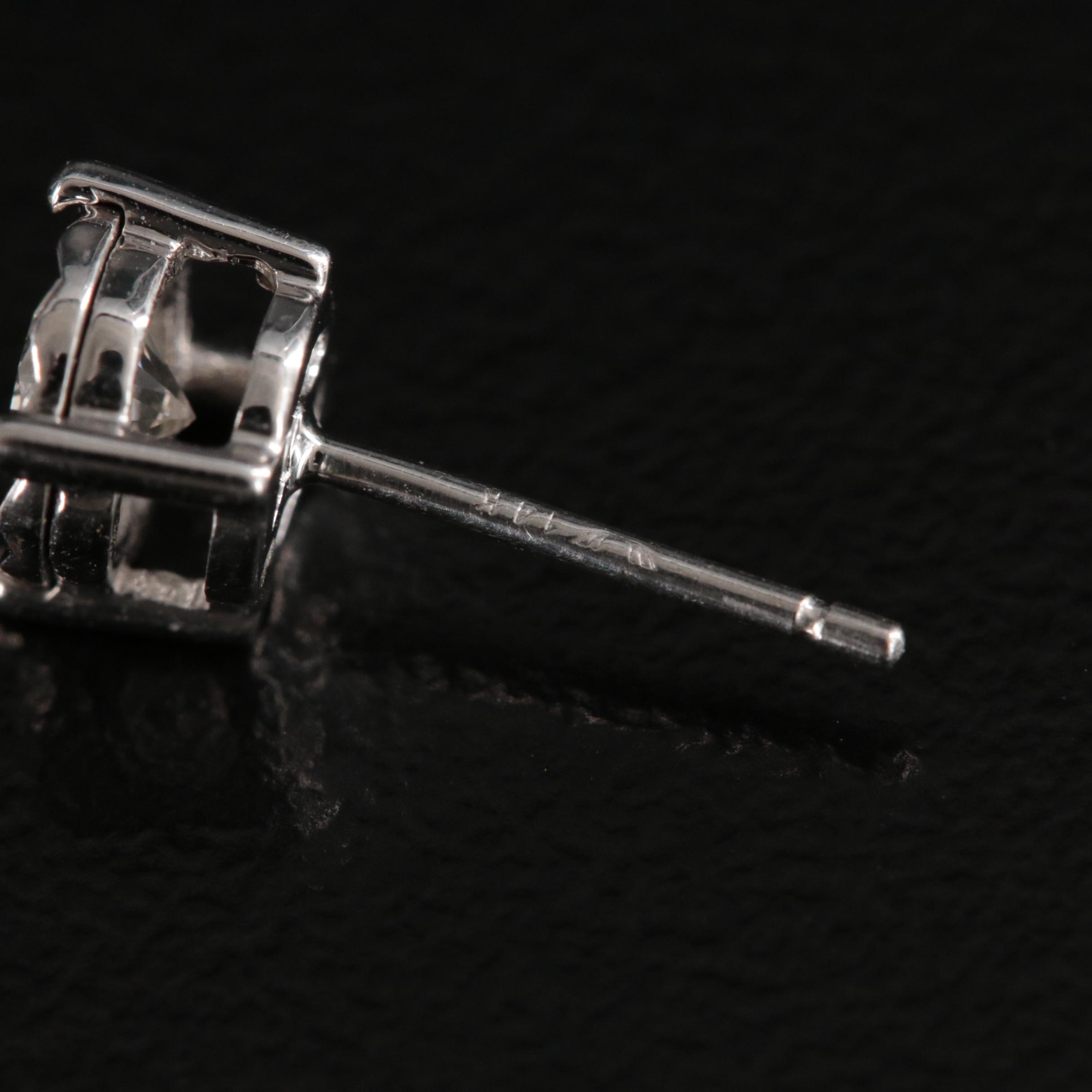 14K 0.50 CTW Diamond Stud Earrings