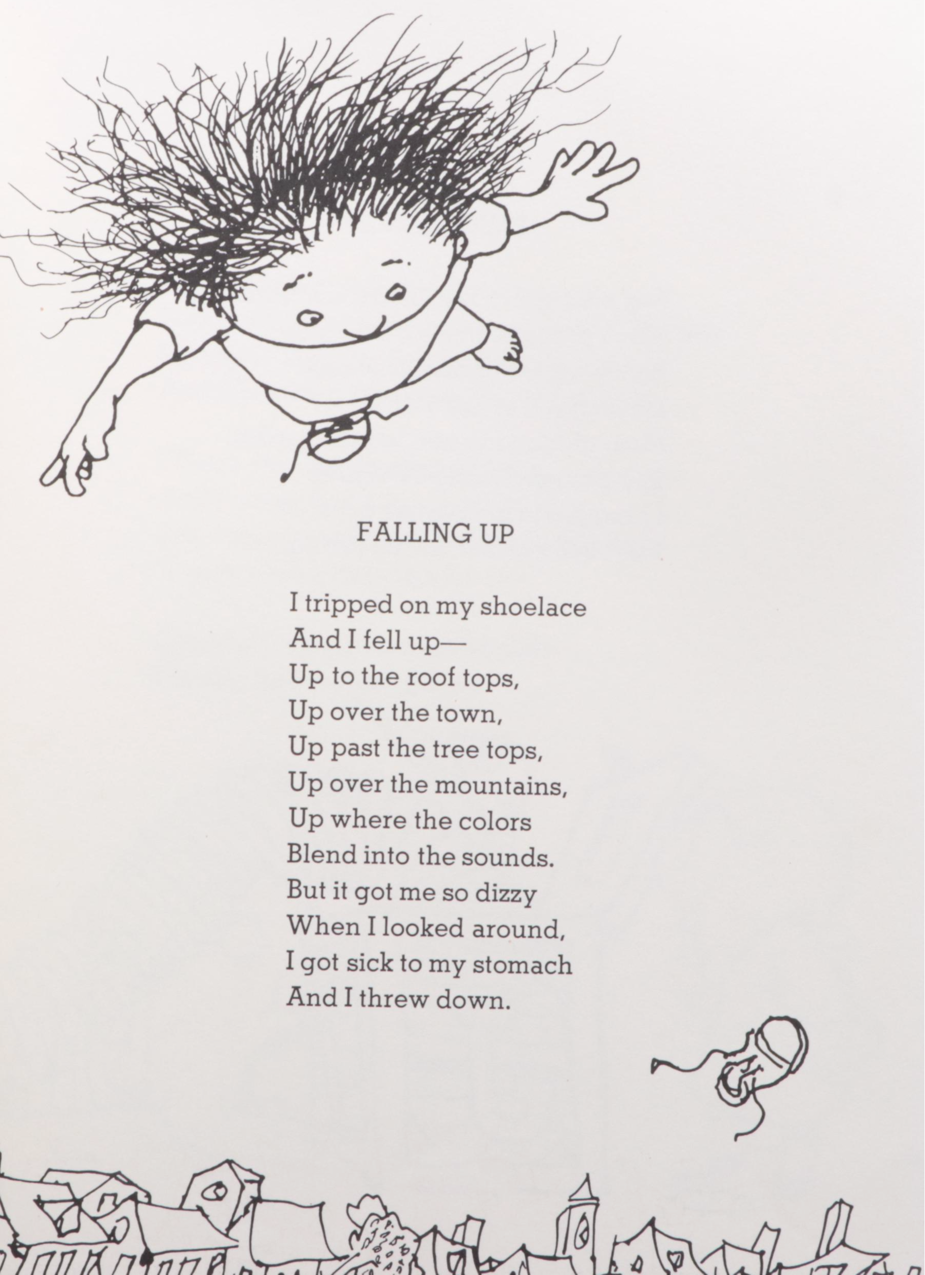 First Edition "Falling Up" by Shel Silverstein, 1996