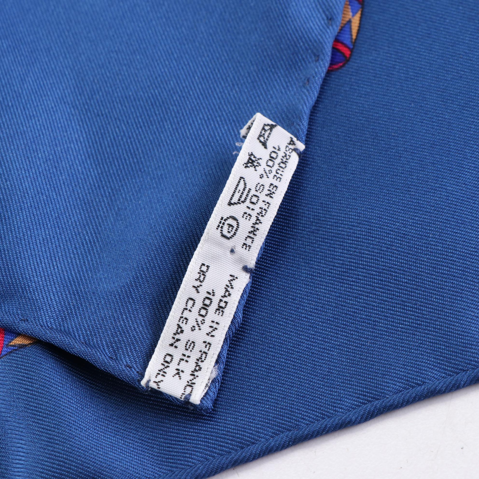 Hermès ''Les Rubans du Cheval'' Scarf 90 in Silk Twill