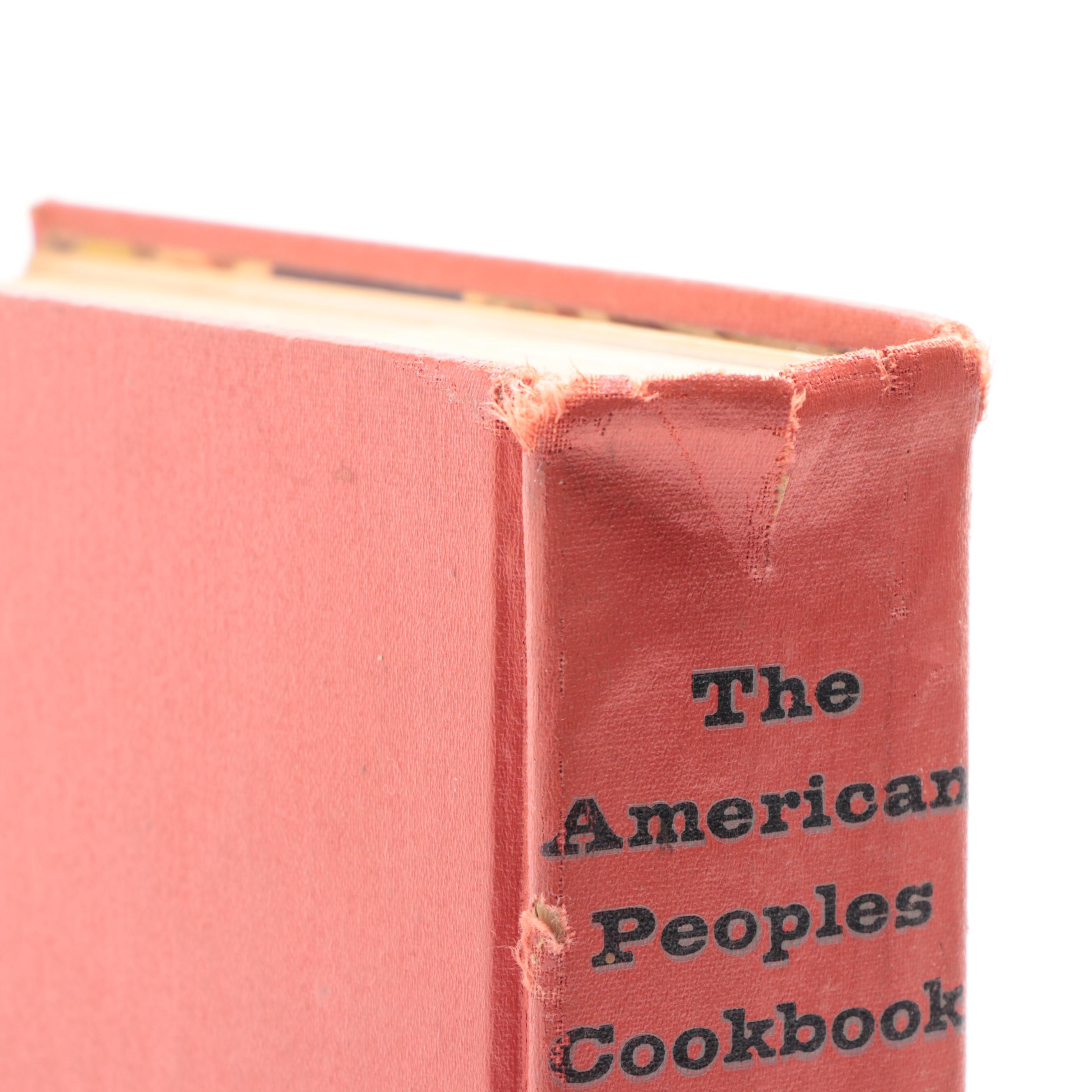 Illustrated "The American Peoples Cookbook" by Melanie De Proft, 1956