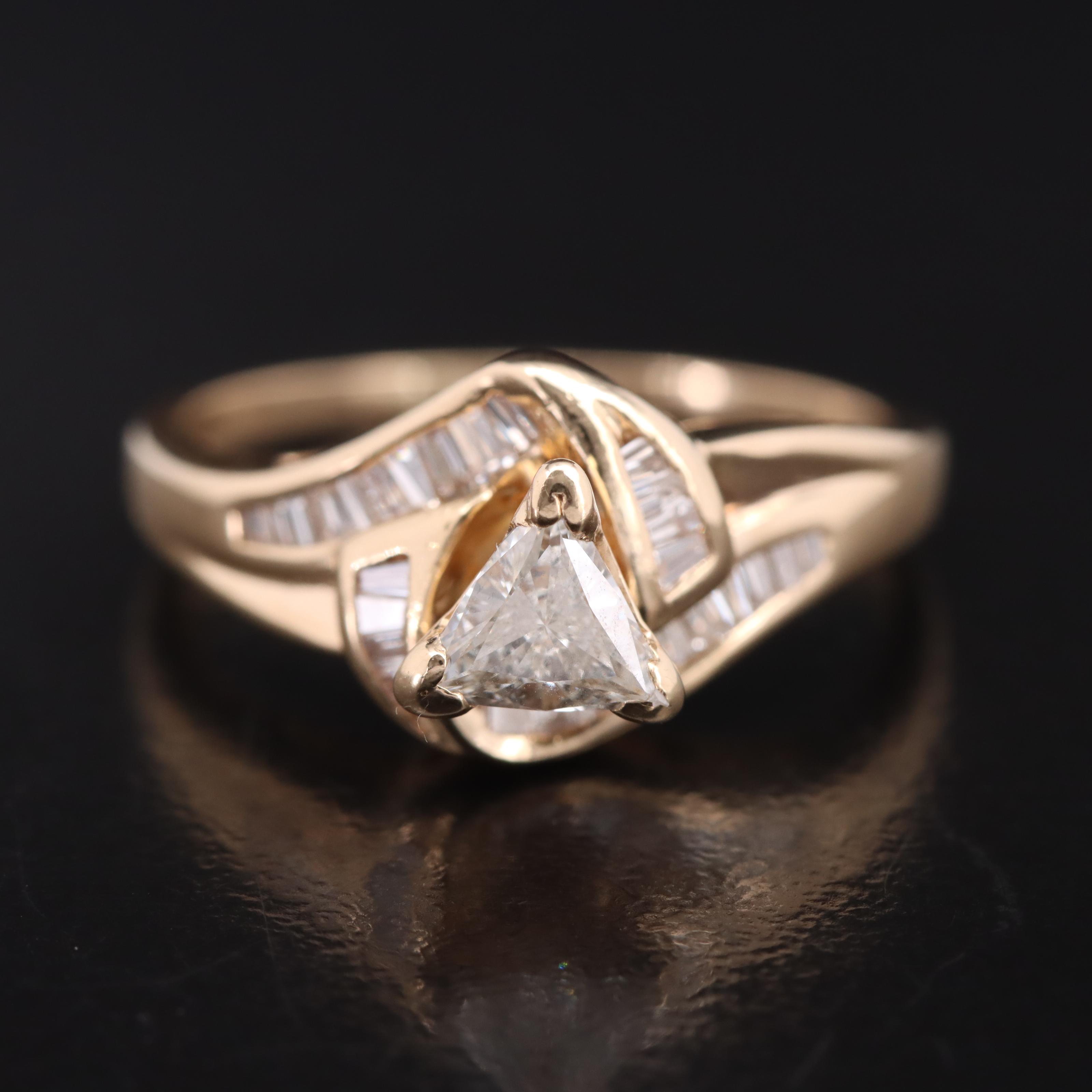 14K 0.67 CTW Diamond Ring