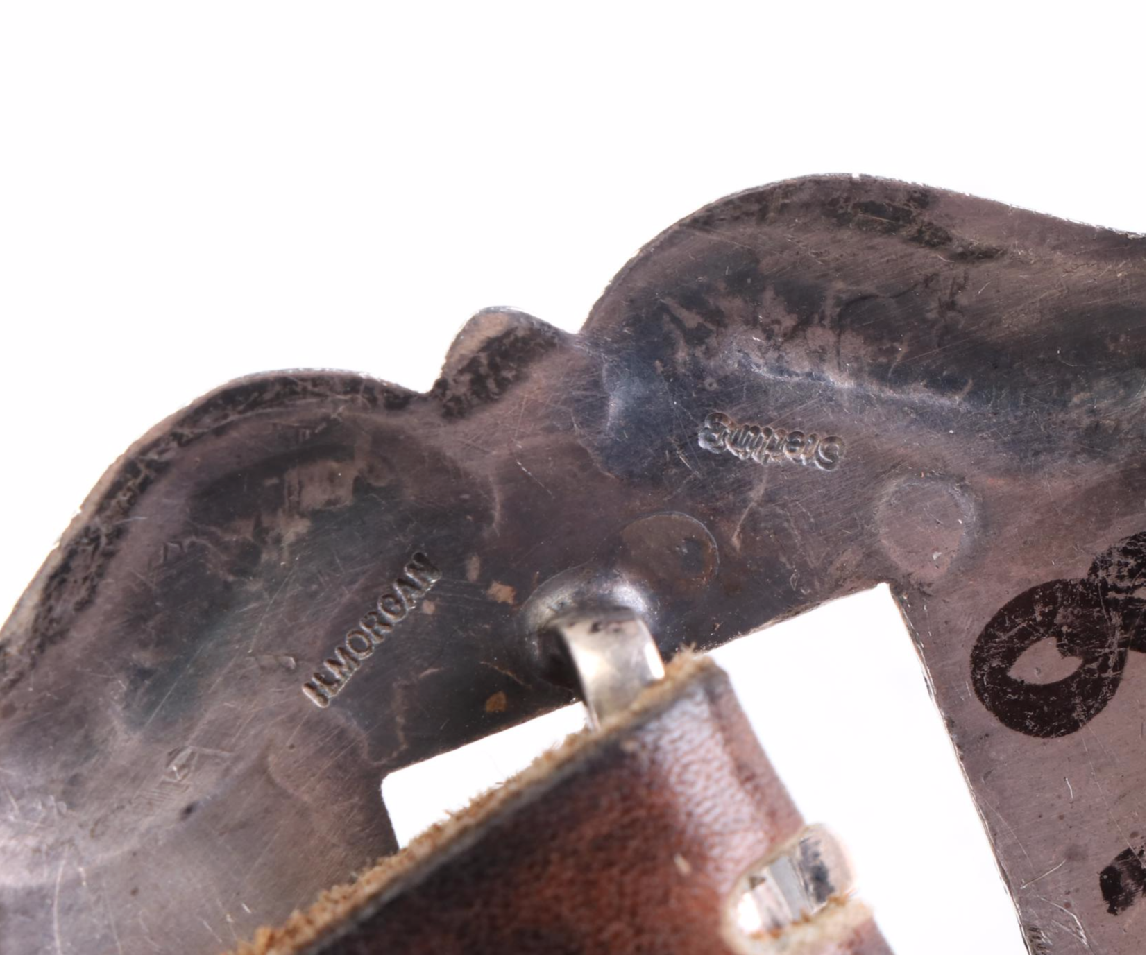 Harry Morgan Navajo Sterling Concho Belt with Turquoise, Coral, and Other Stones