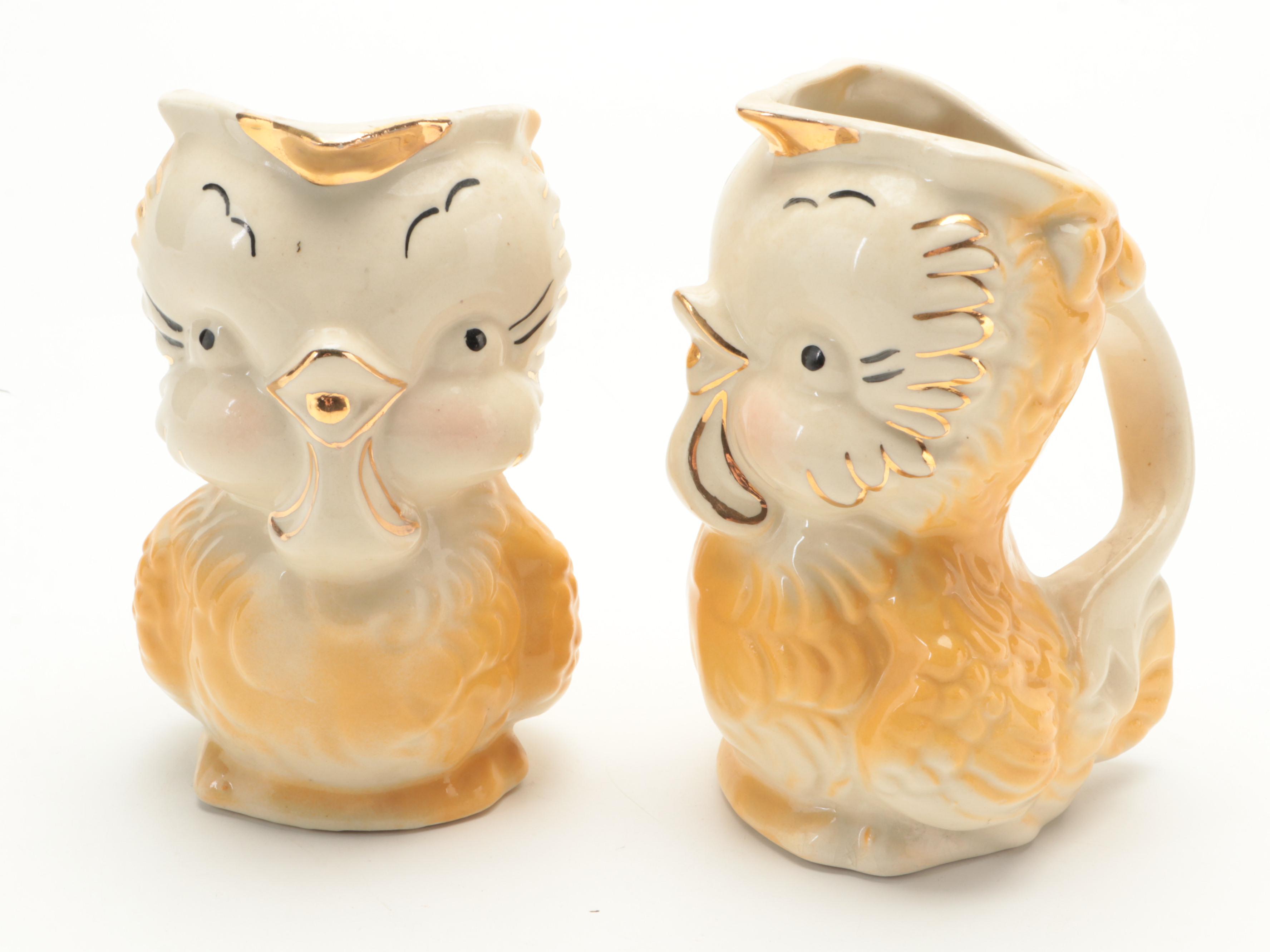 Royal Copley Planter with Other American Art Pottery Vases and Tableware