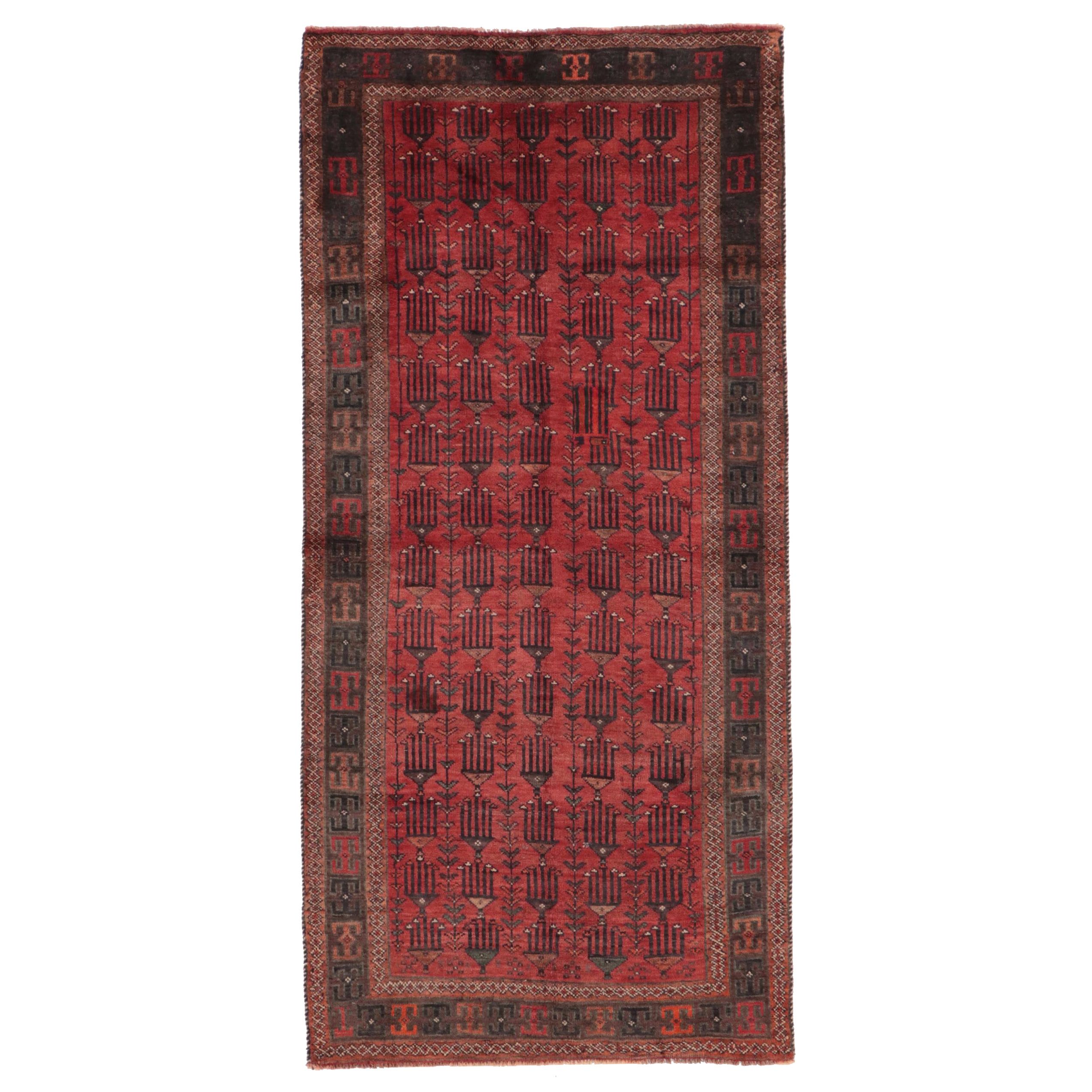 3'7 x 7'7 Hand-Knotted Persian Northwest Village Wide Carpet Runner