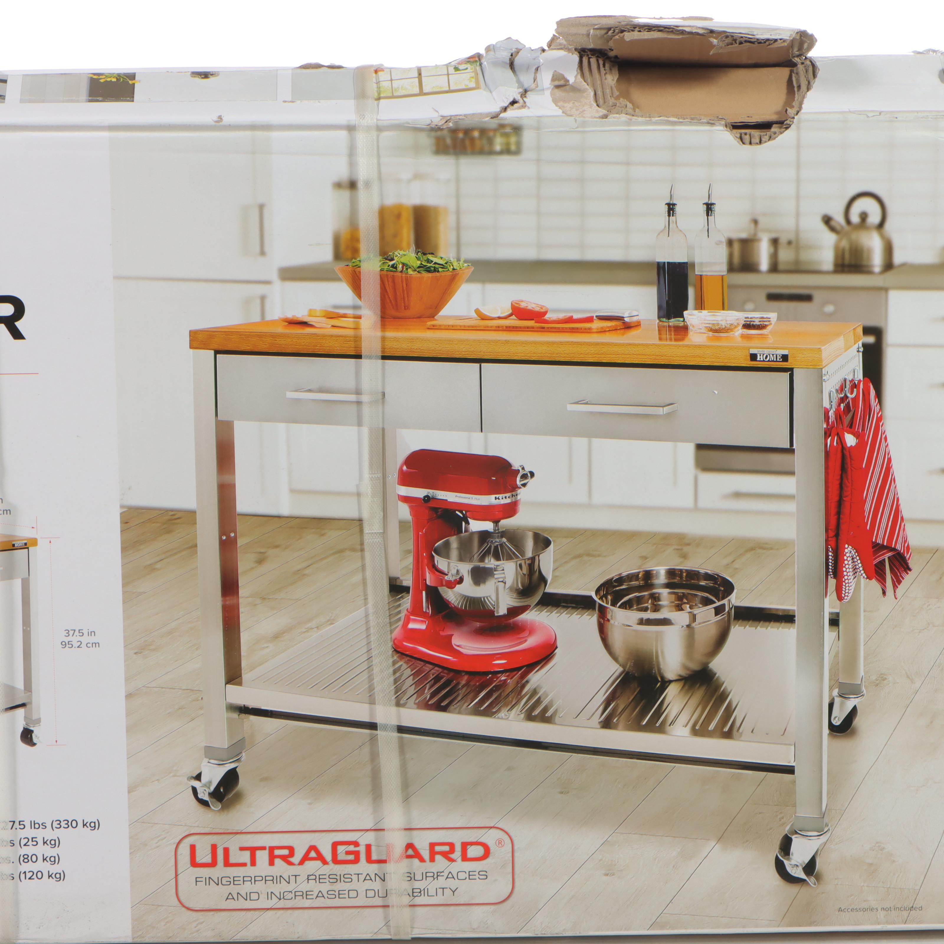 Seville Classics Home Workcenter Island Cart