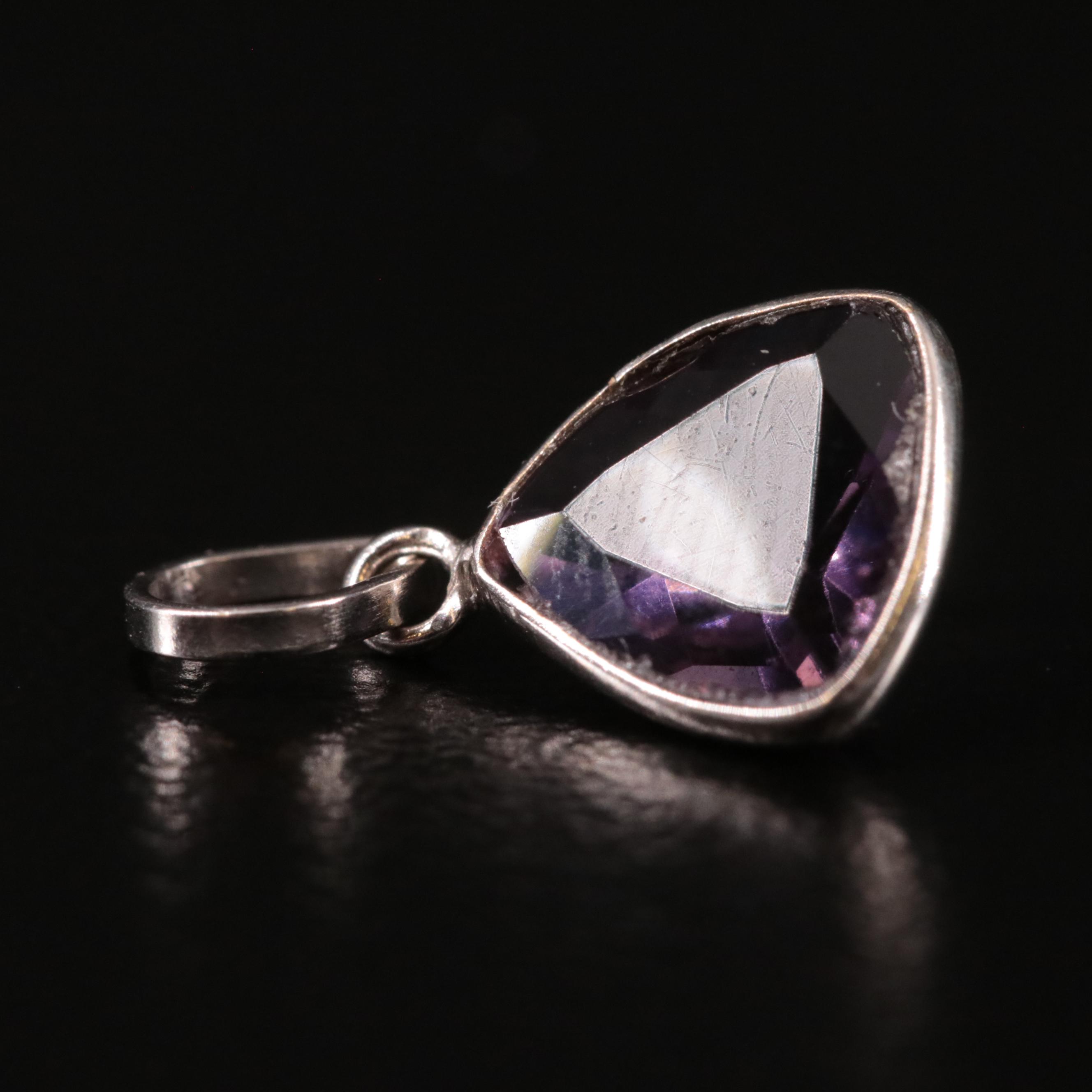 14K Amethyst Pendant