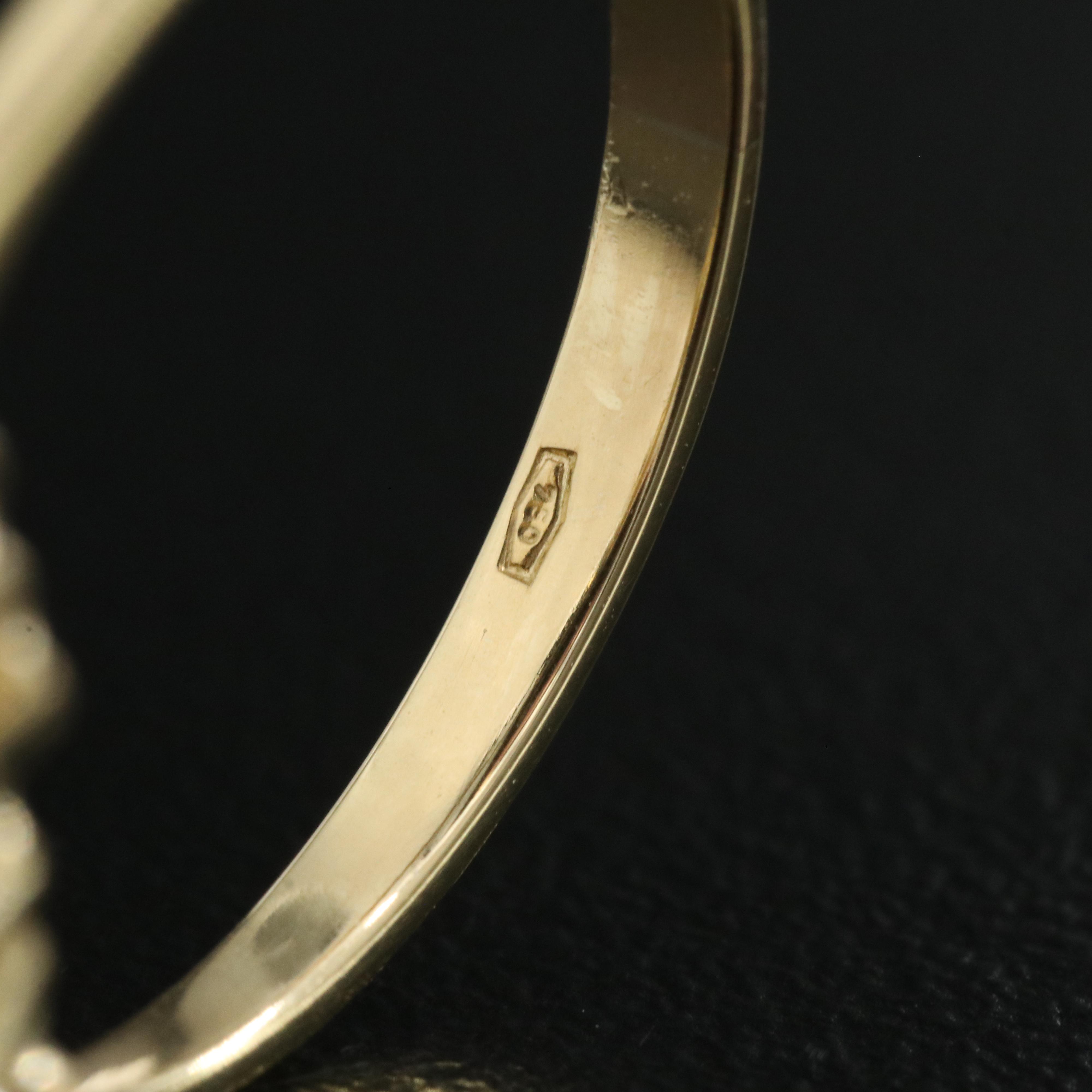 18K 0.32 CTW Diamond and Sapphire Ring