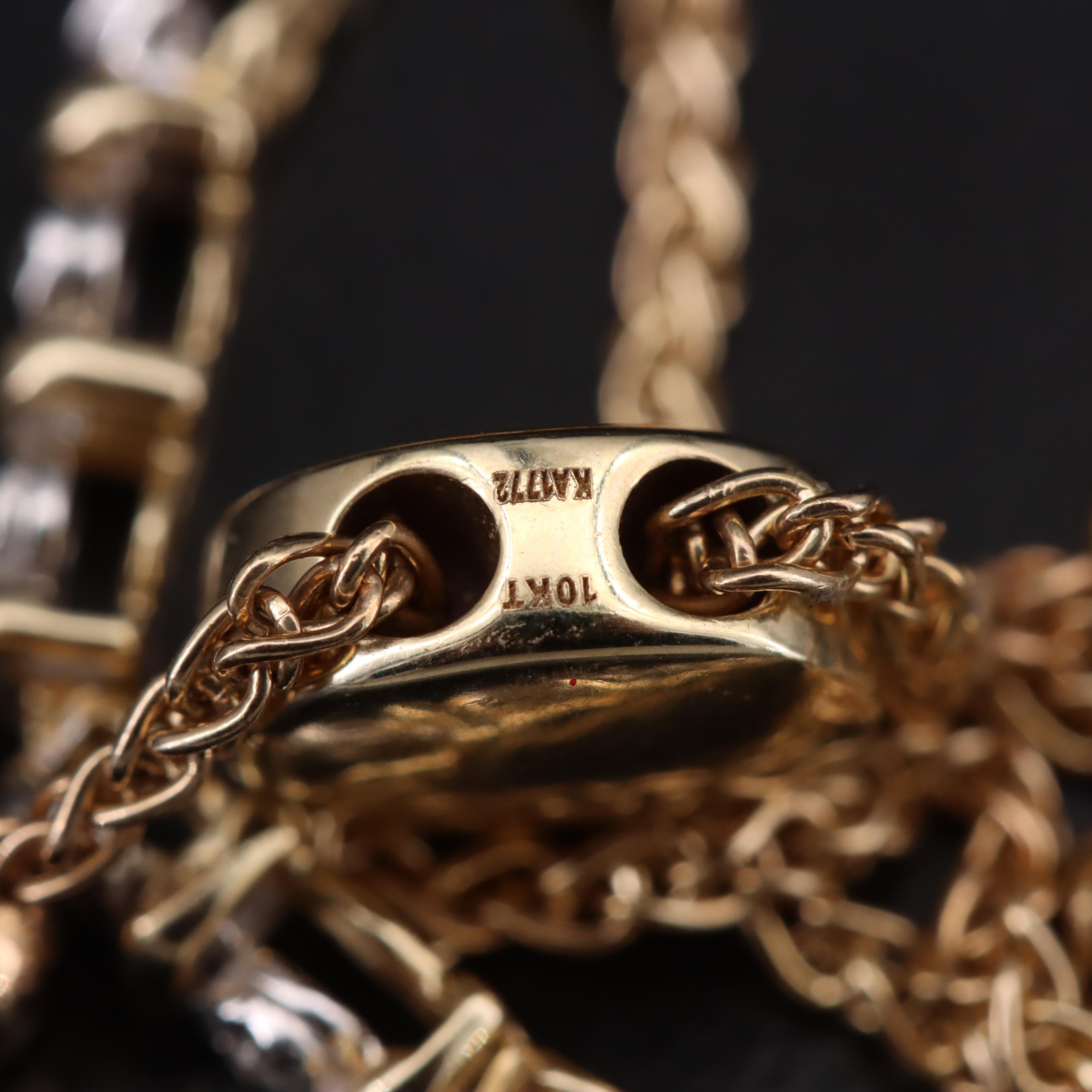 10K 0.11 CTW Diamond Bolo Bracelet