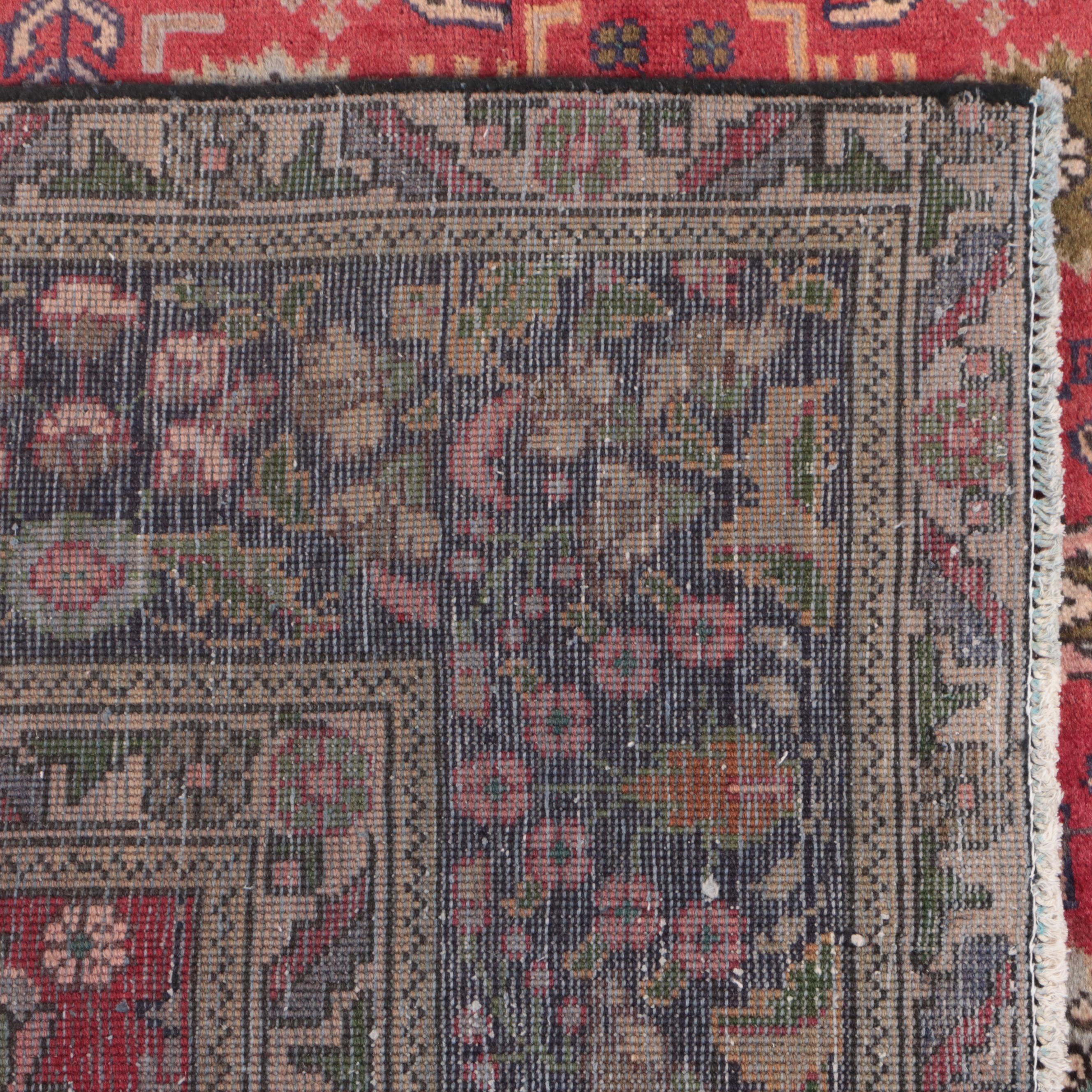 6'2 x 9'8 Hand-Knotted Persian Tabriz Area Rug