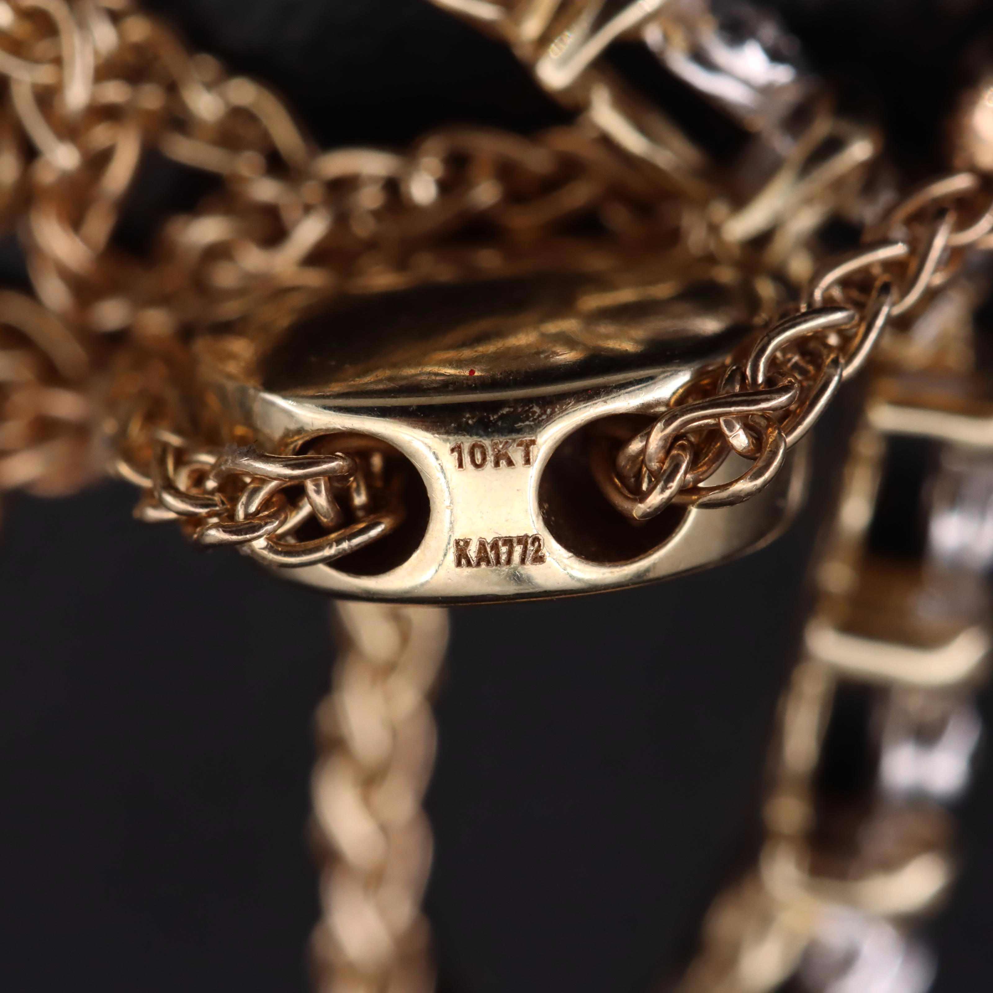 10K 0.11 CTW Diamond Bolo Bracelet