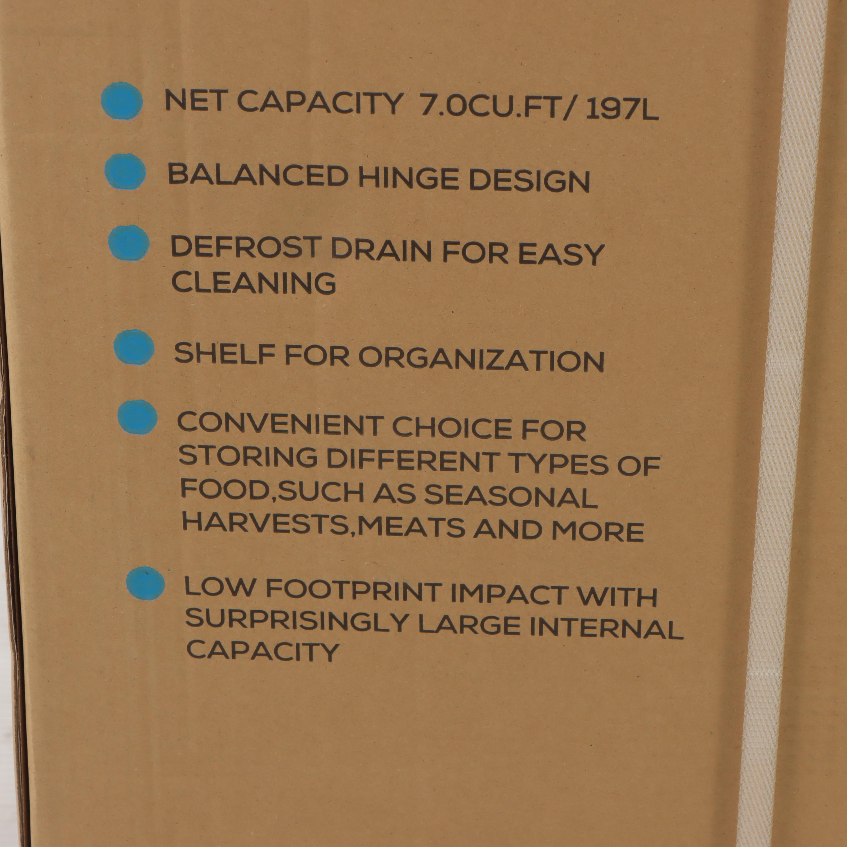 Thomson 7.0 Cu. Ft. White Chest Freezer