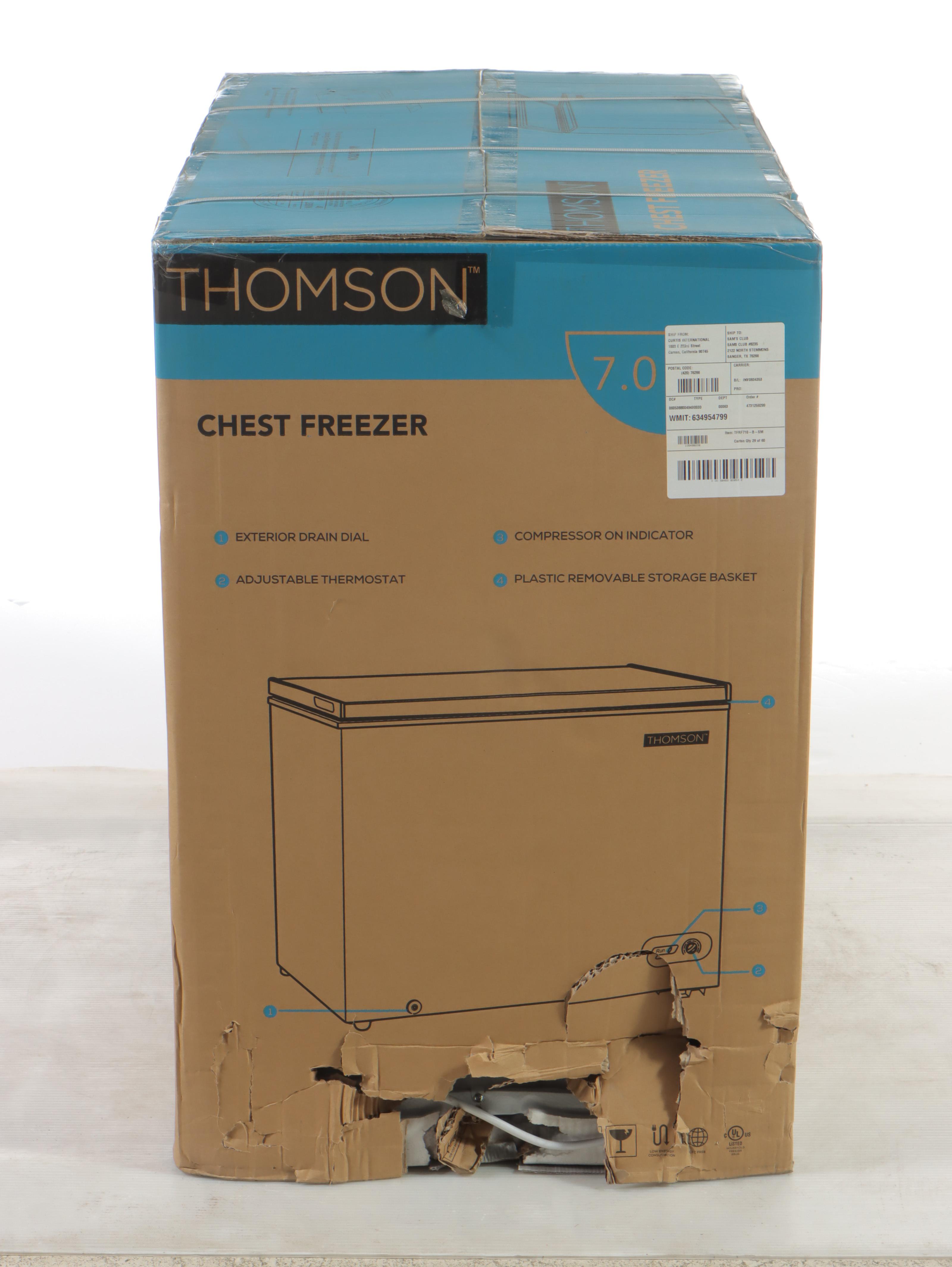 Thomson 7.0 Cu. Ft. White Chest Freezer