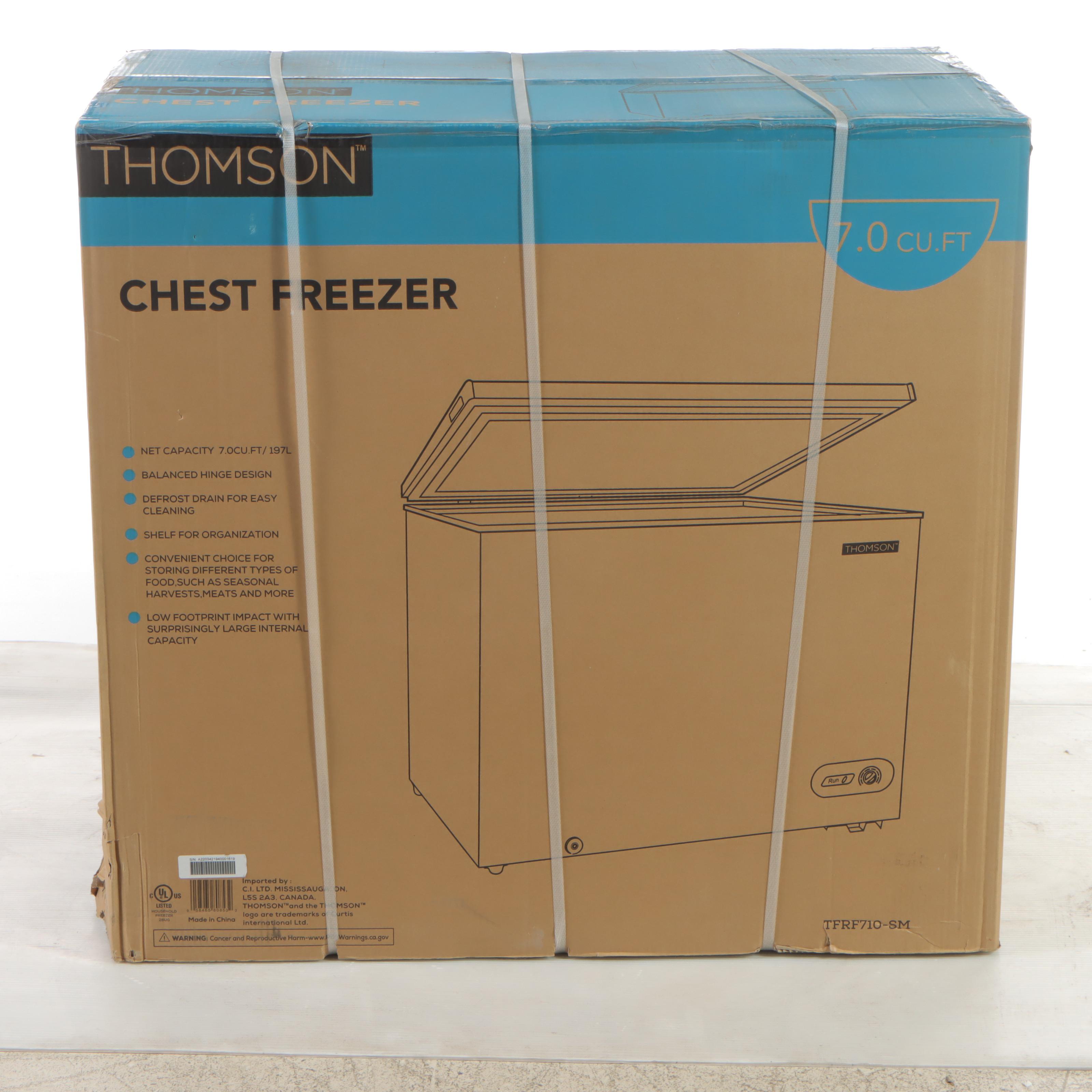 Thomson 7.0 Cu. Ft. White Chest Freezer