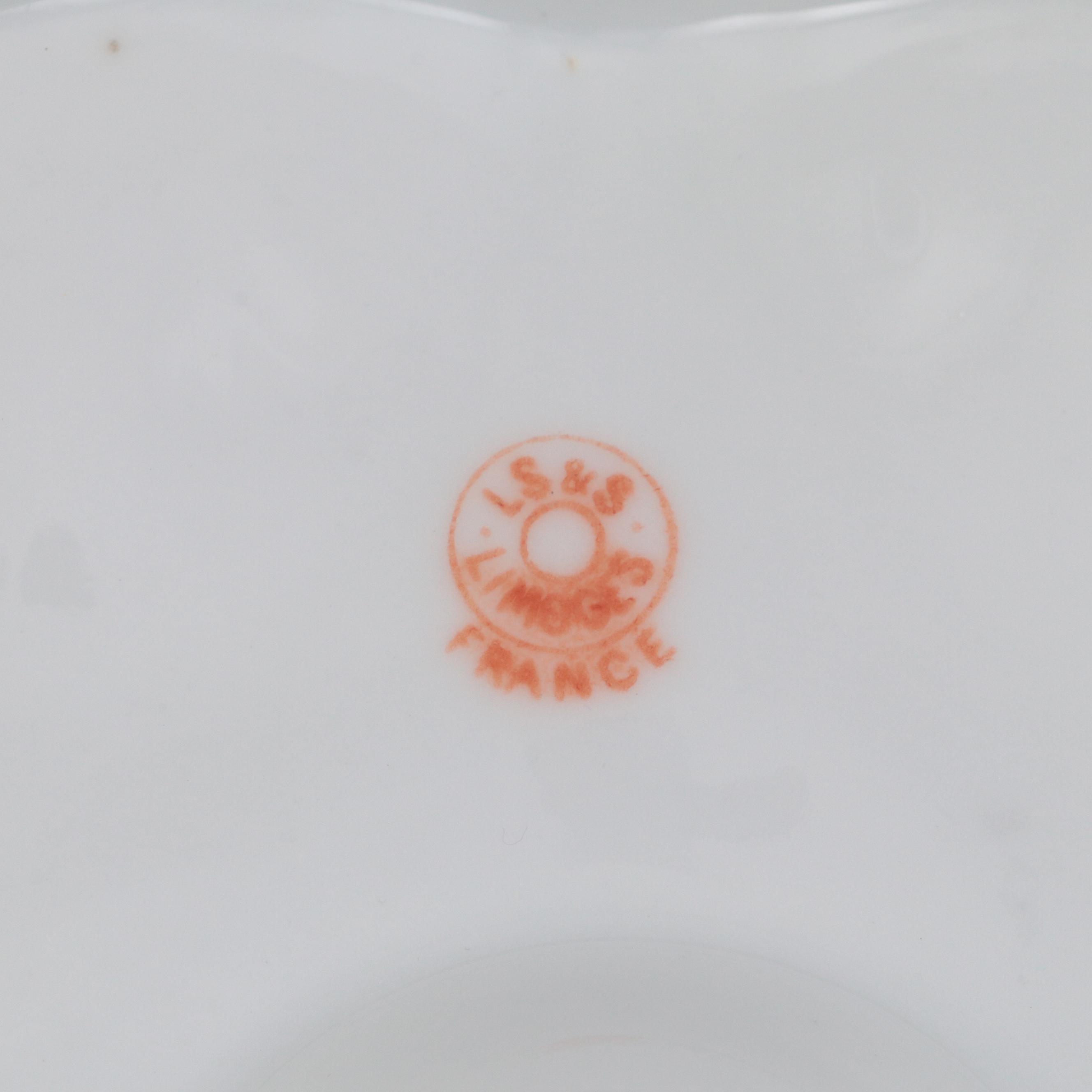 Levi Strauss & Sons and Other French Limoges Porcelain Oyster Plates