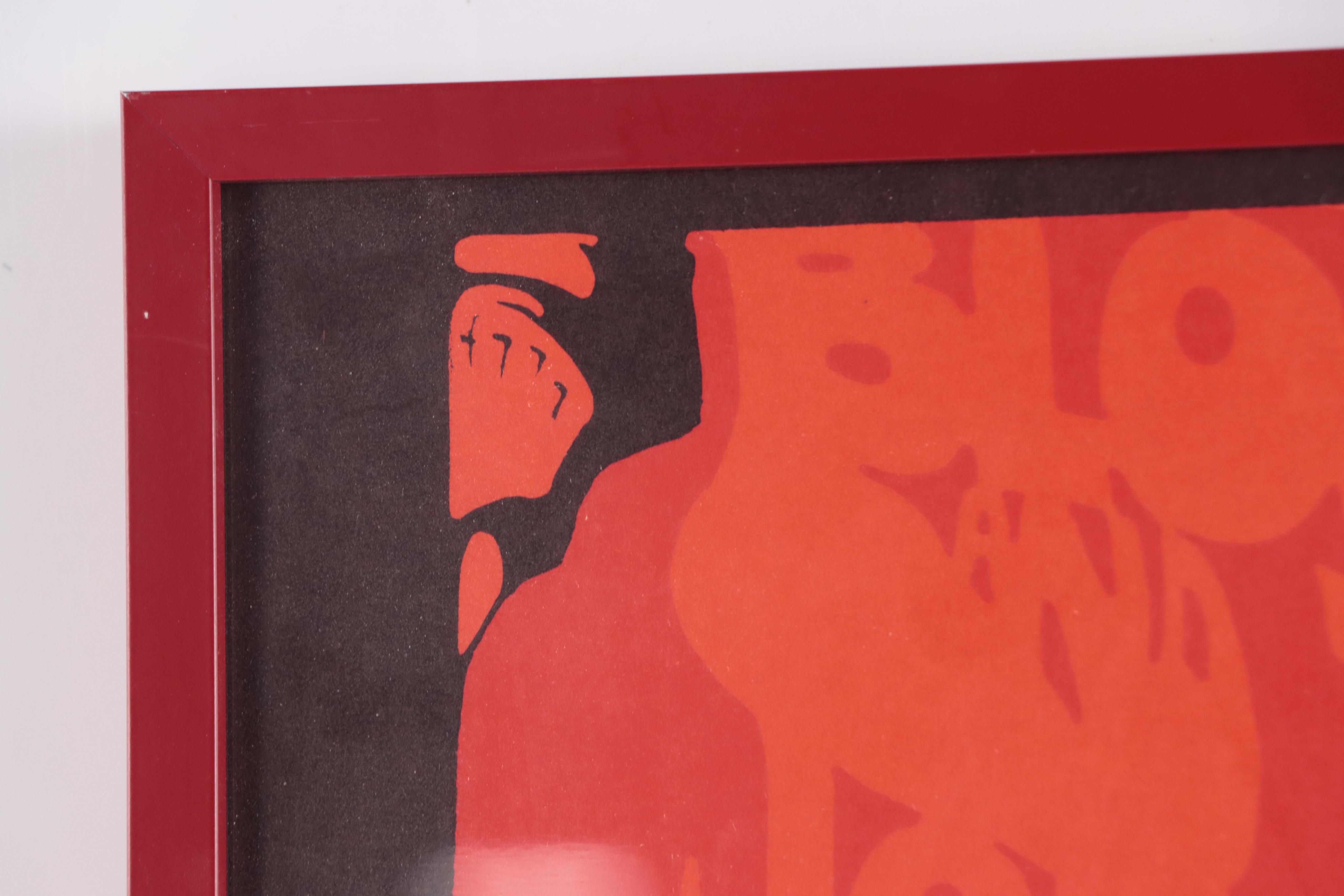 Blood Sweat and Tears Color Lithograph Stanley Mouse Concert Poster, 1967