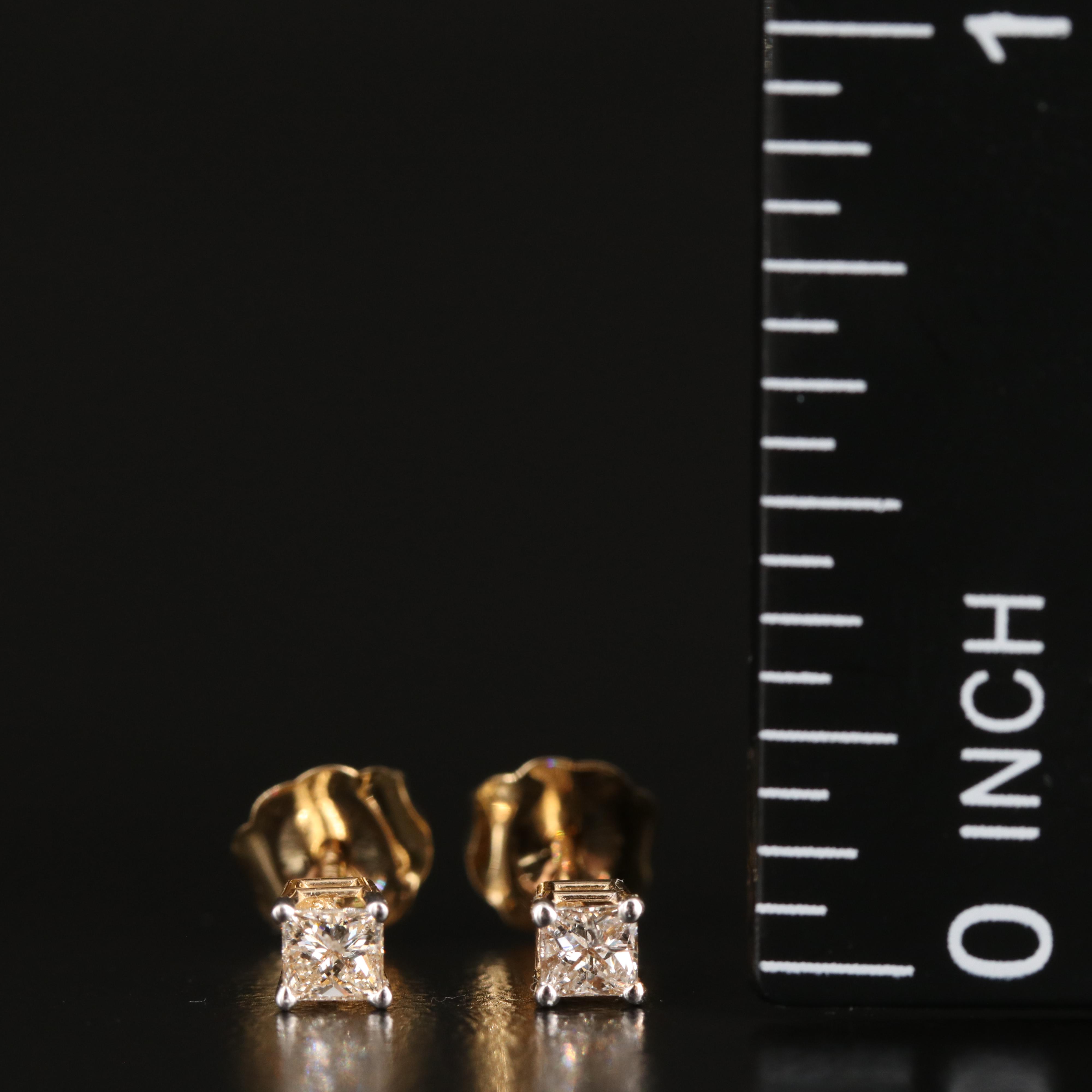 14K 0.20 CTW Diamond Stud Earrings