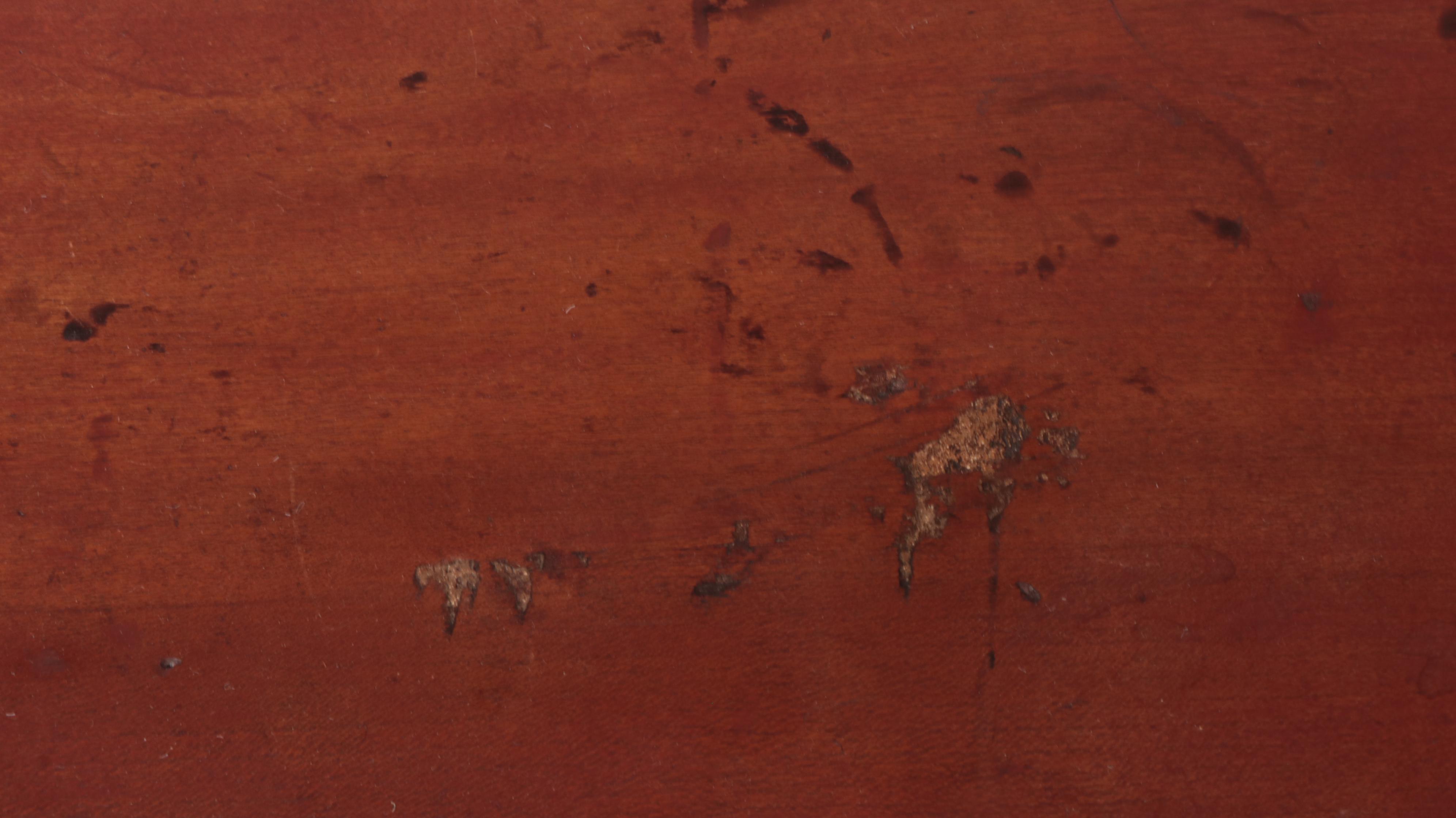 American Primitive Walnut and Pine Chest of Drawers, Mid-19th Century