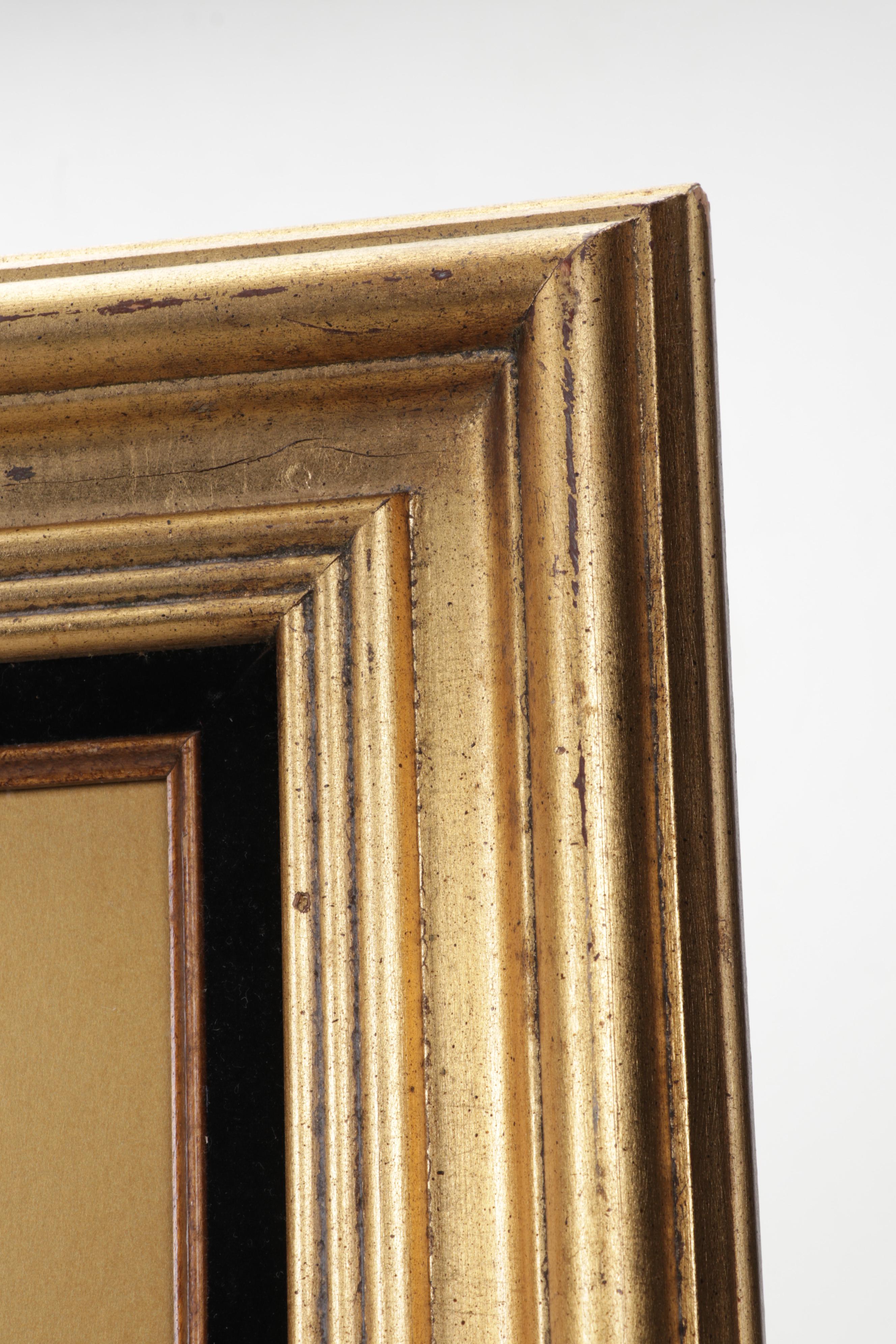 C. M. Dupri Watercolor Painting of Jesus's Crucifixion, 1988