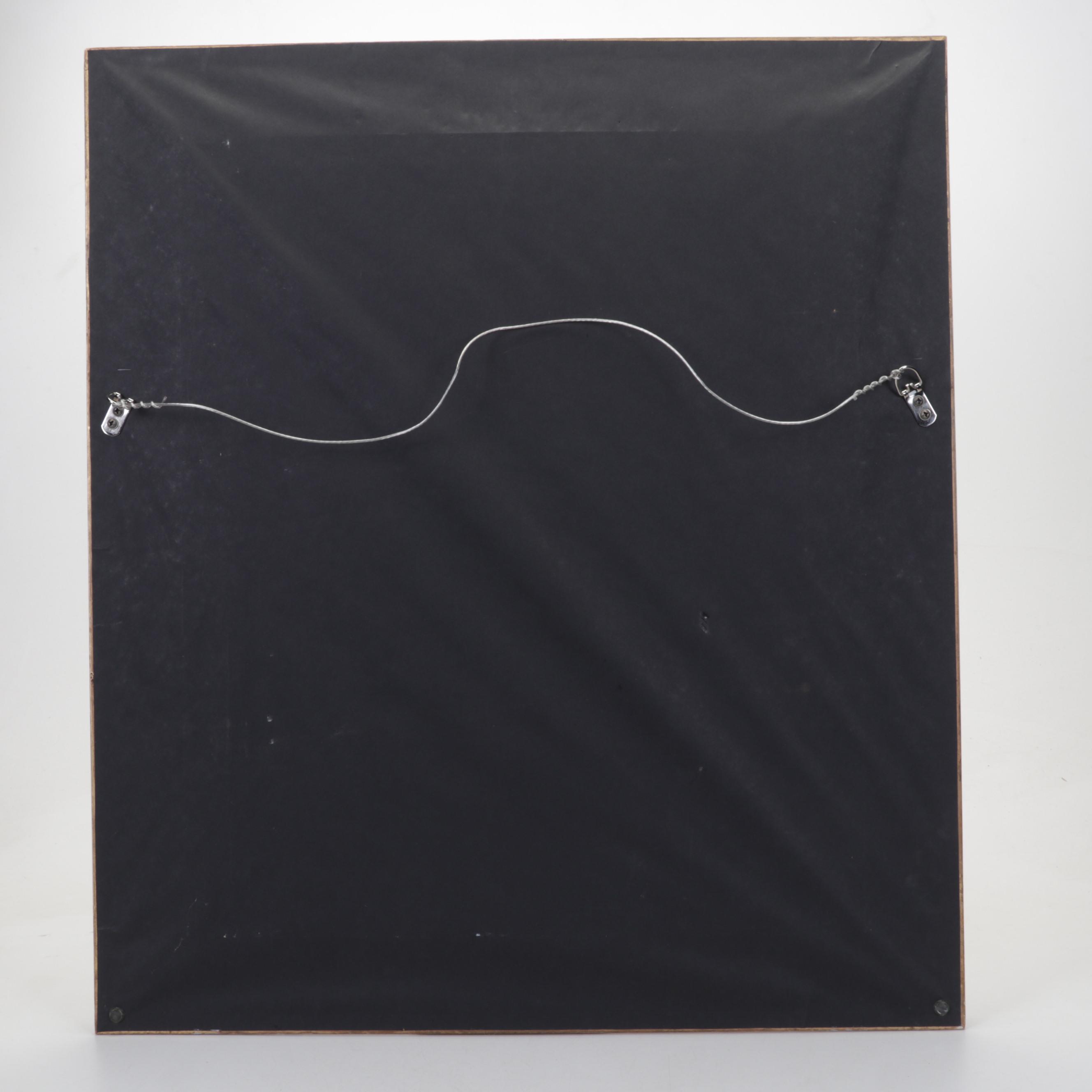 C. M. Dupri Watercolor Painting of Jesus's Crucifixion, 1988