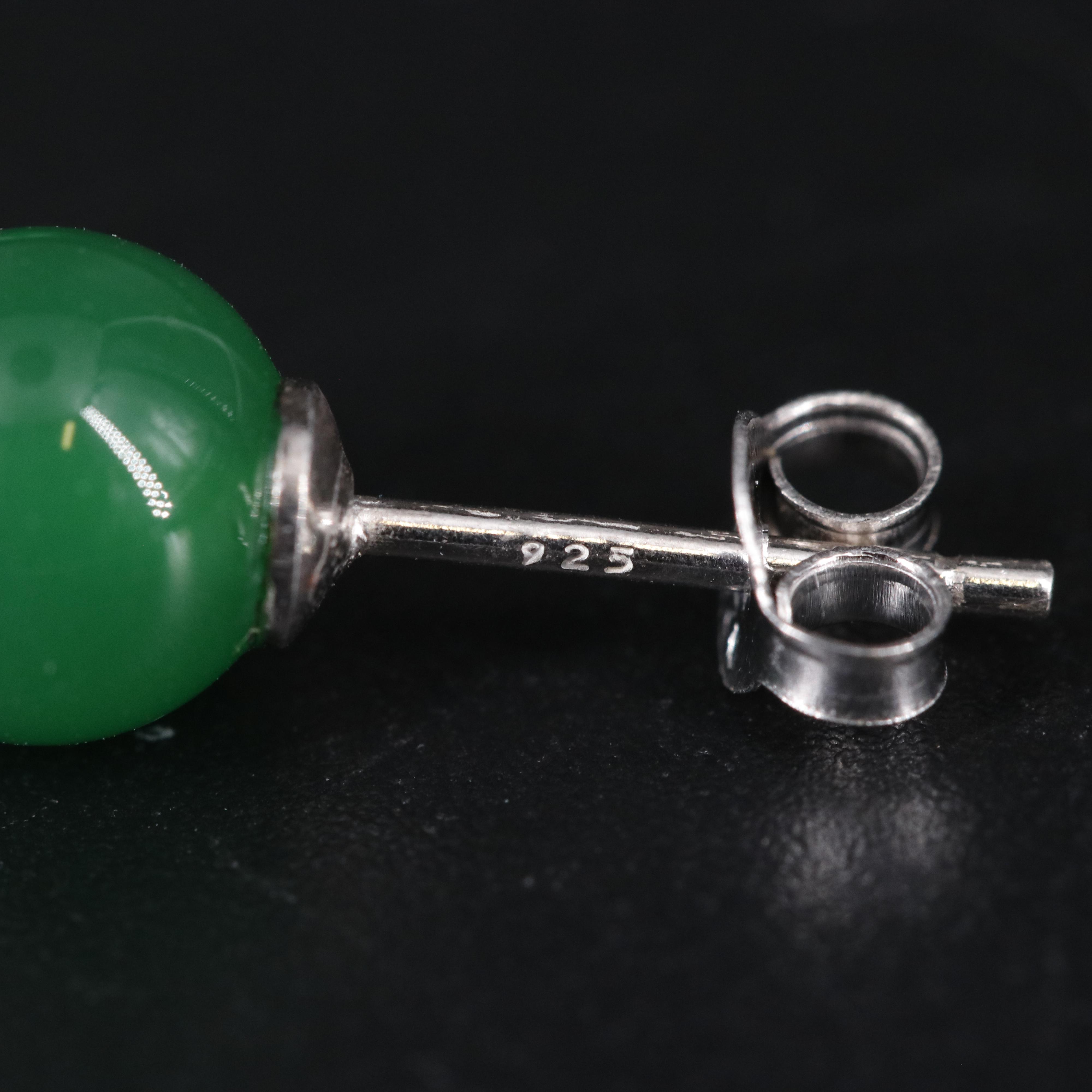 Sterling Silver Gemstone Stud Earrings