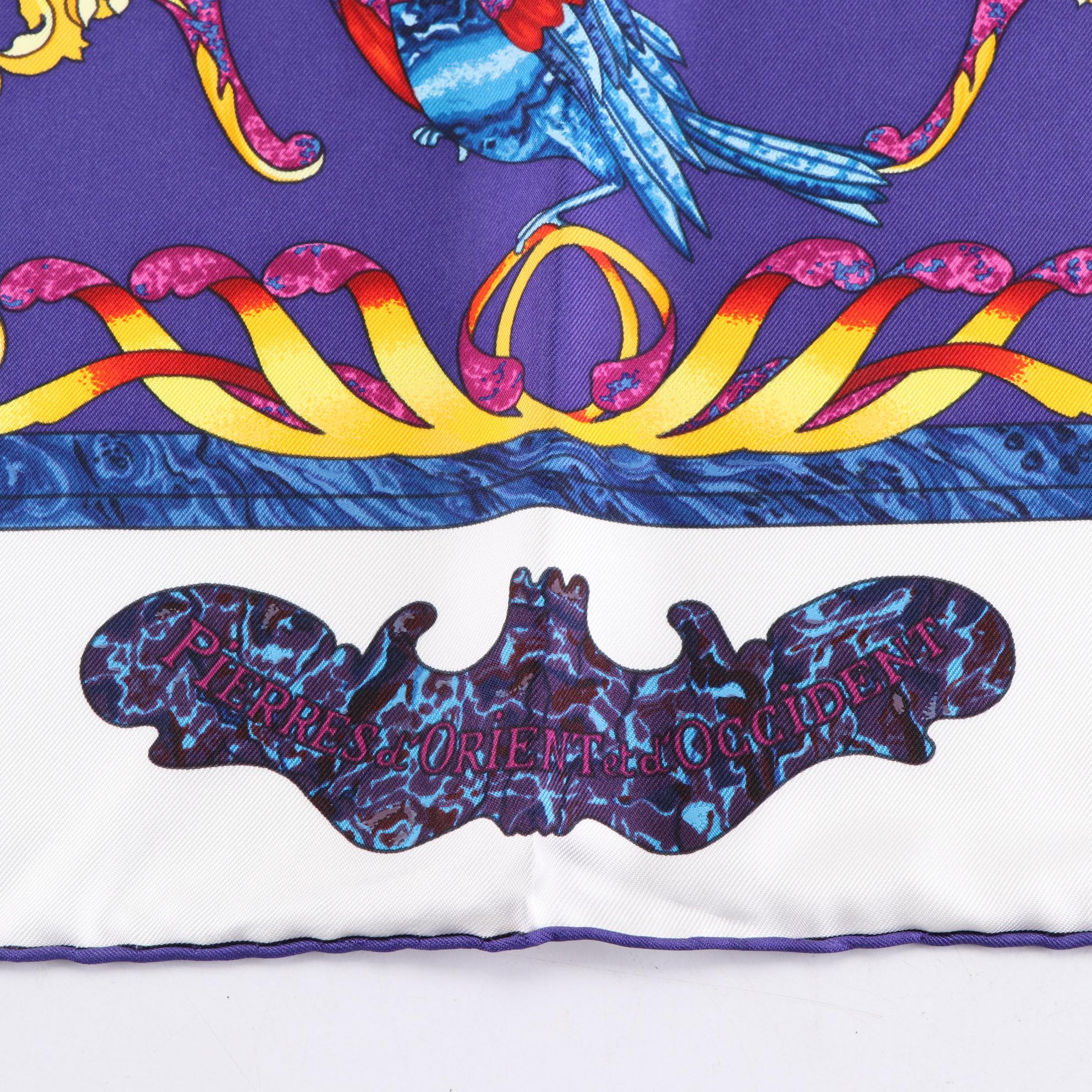 Hermès "Pierres d'Orient et d'Occident" Silk Twill Scarf with Box