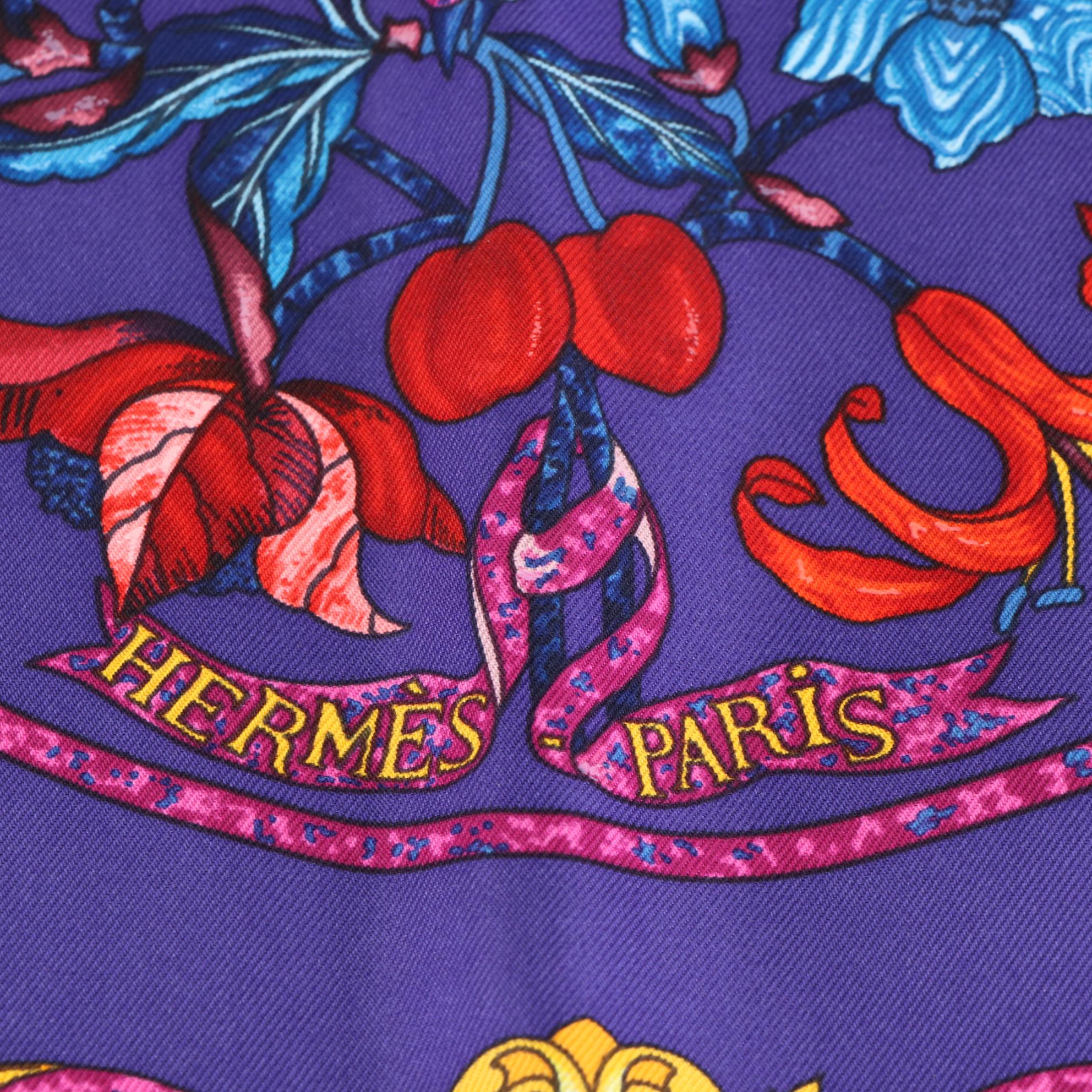 Hermès "Pierres d'Orient et d'Occident" Silk Twill Scarf with Box