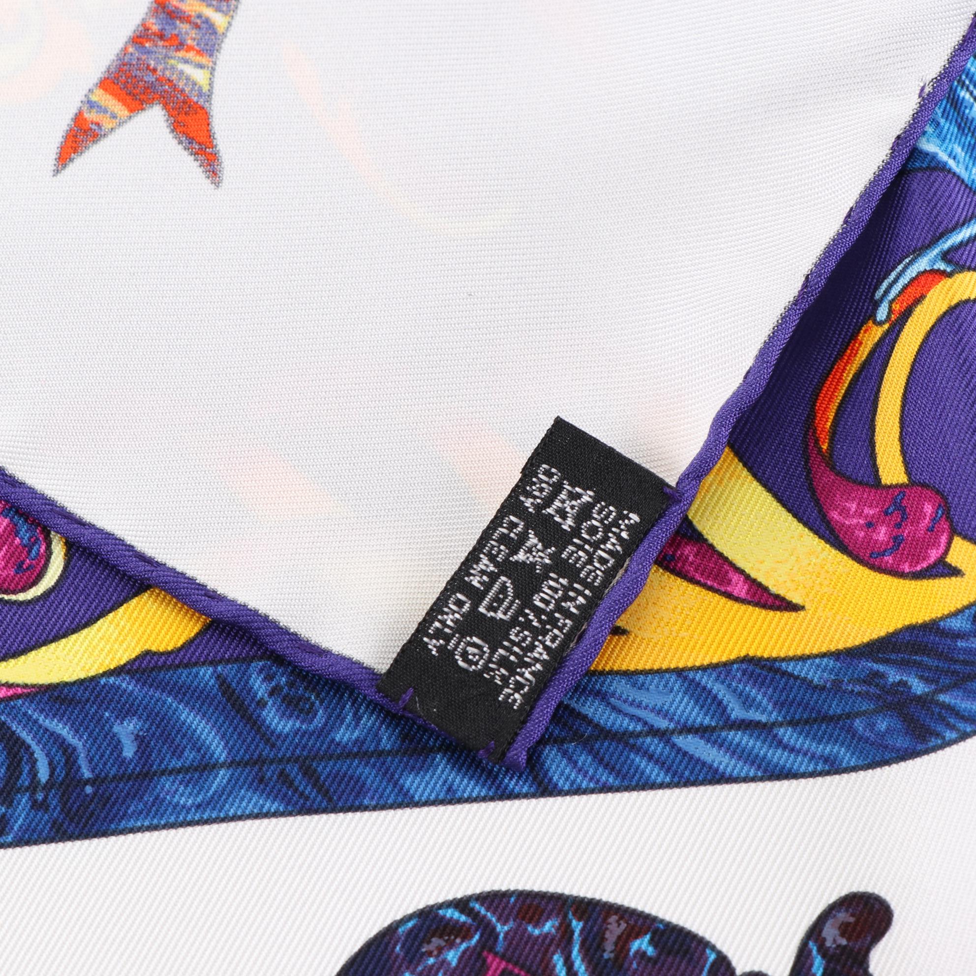 Hermès "Pierres d'Orient et d'Occident" Silk Twill Scarf with Box