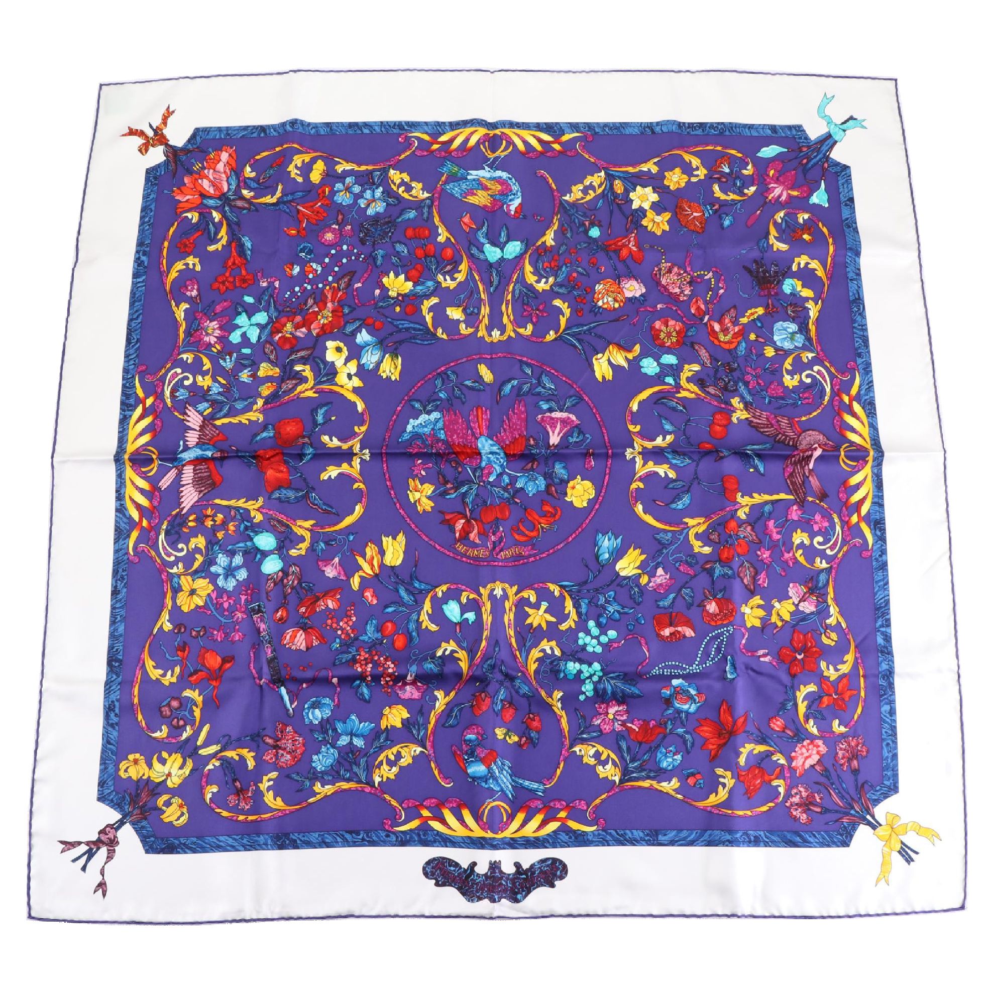 Hermès "Pierres d'Orient et d'Occident" Silk Twill Scarf with Box