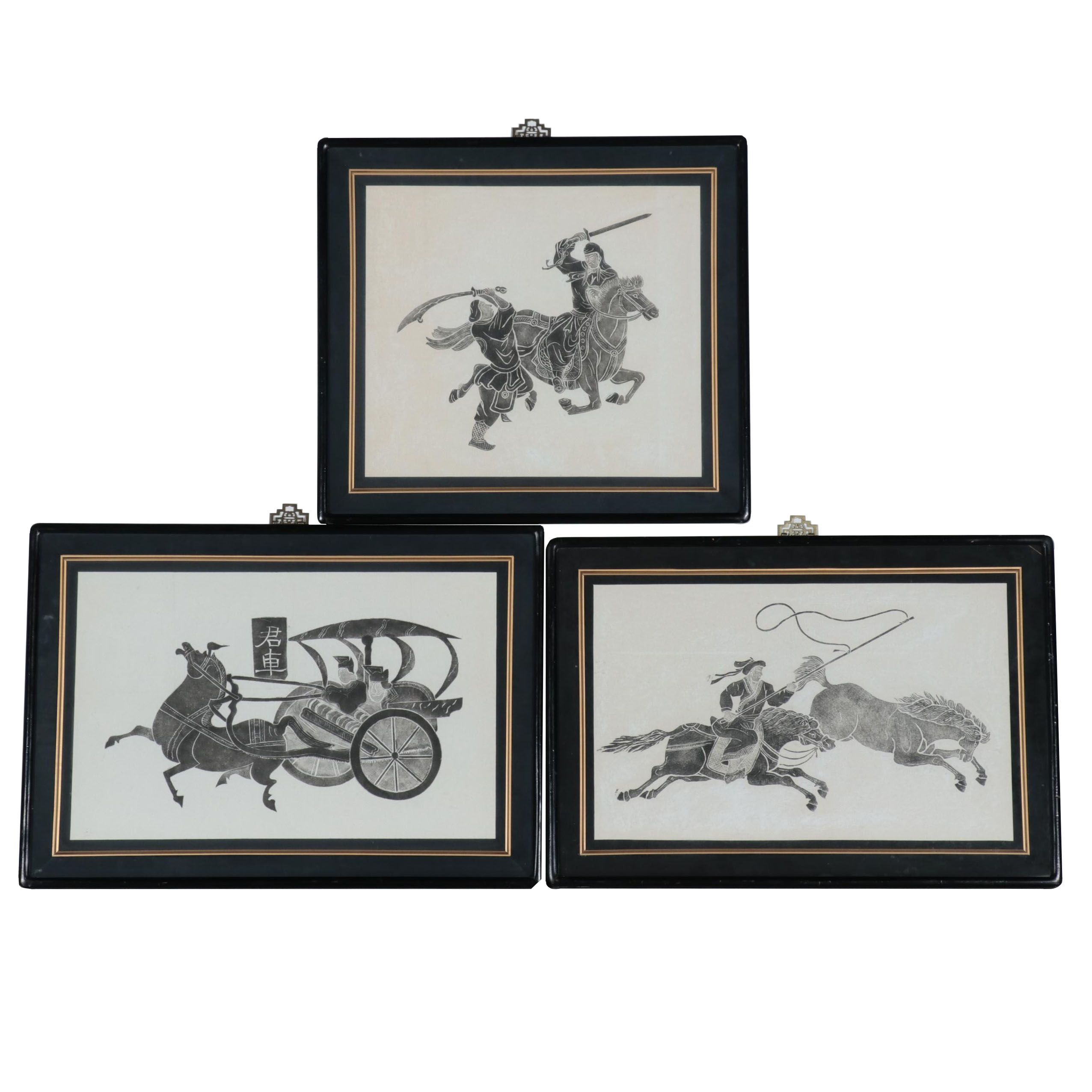 Chinese Figural Narrative Woodblocks