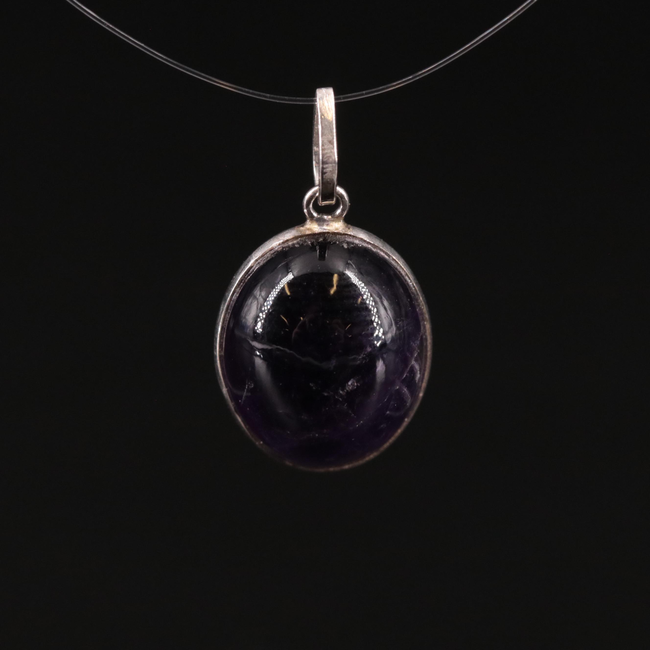 14K Amethyst Pendant