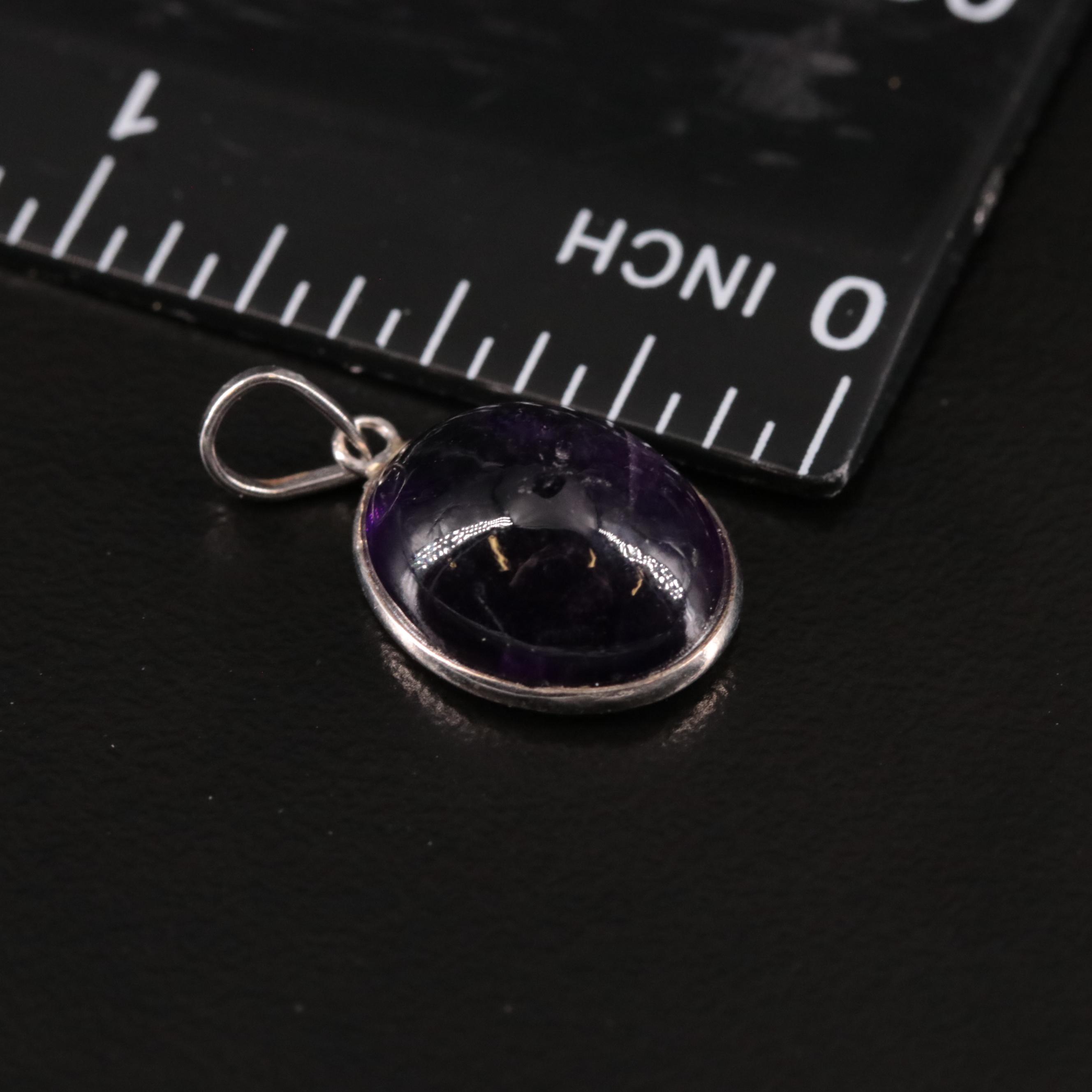 14K Amethyst Pendant
