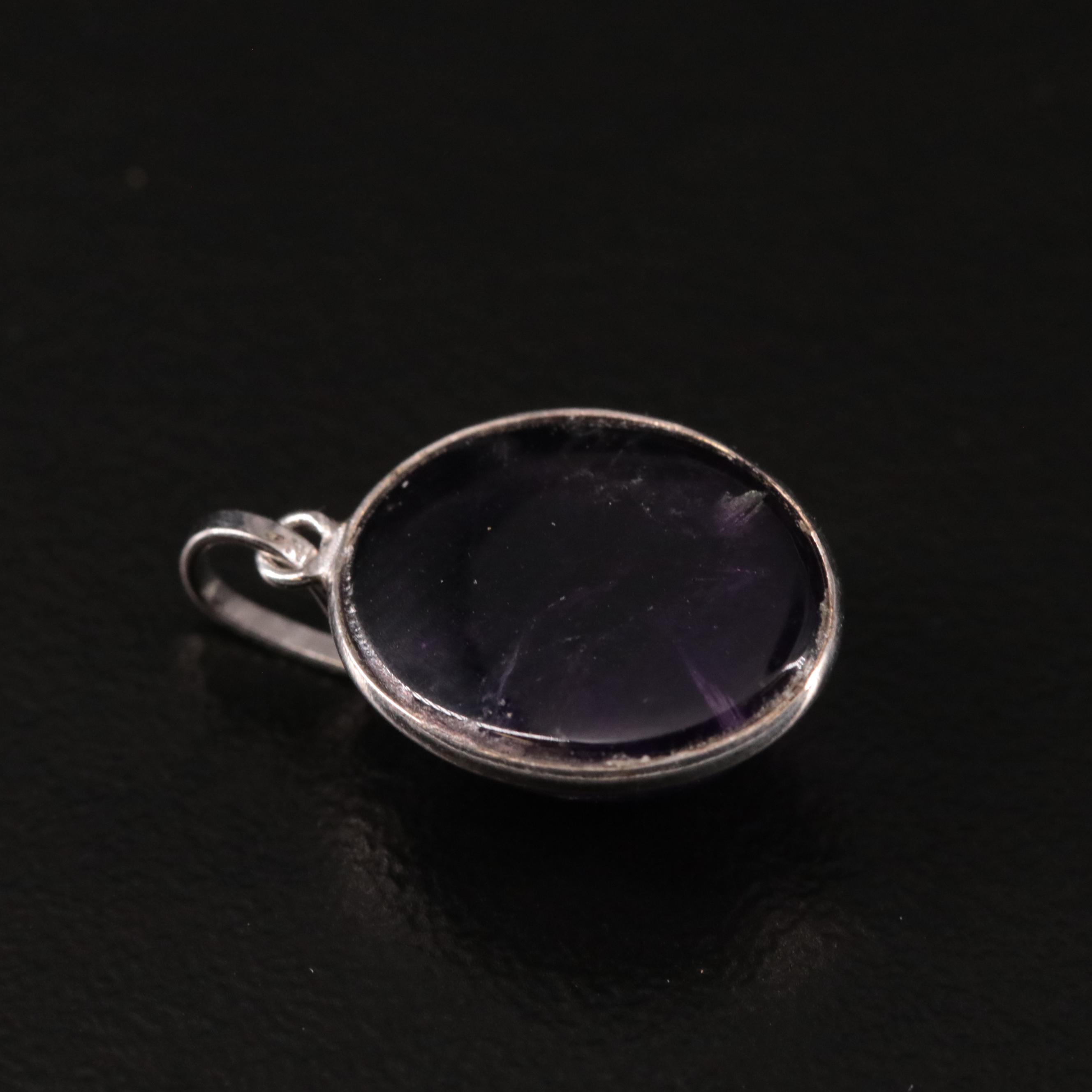 14K Amethyst Pendant