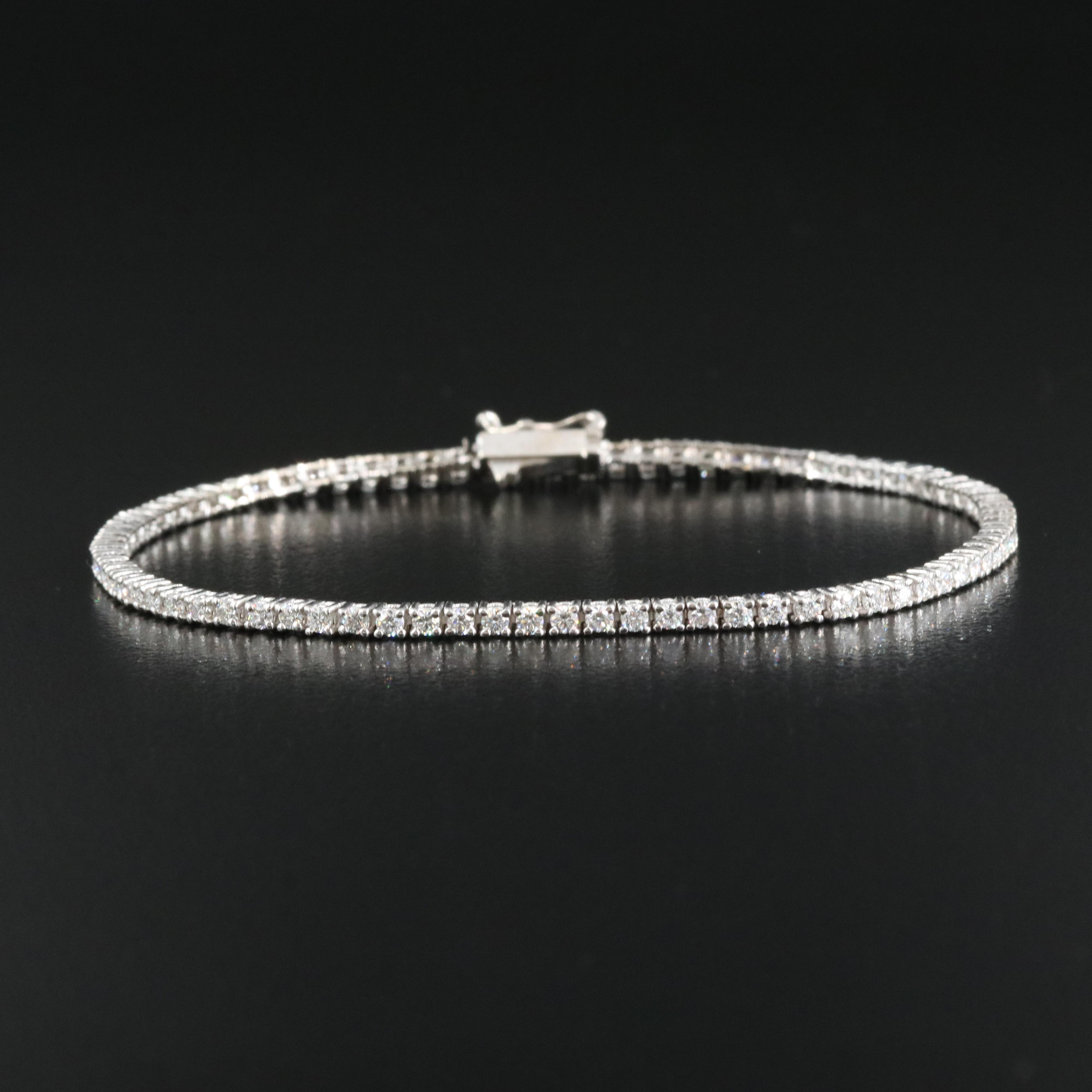 14K 2.14 CTW Diamond Line Bracelet