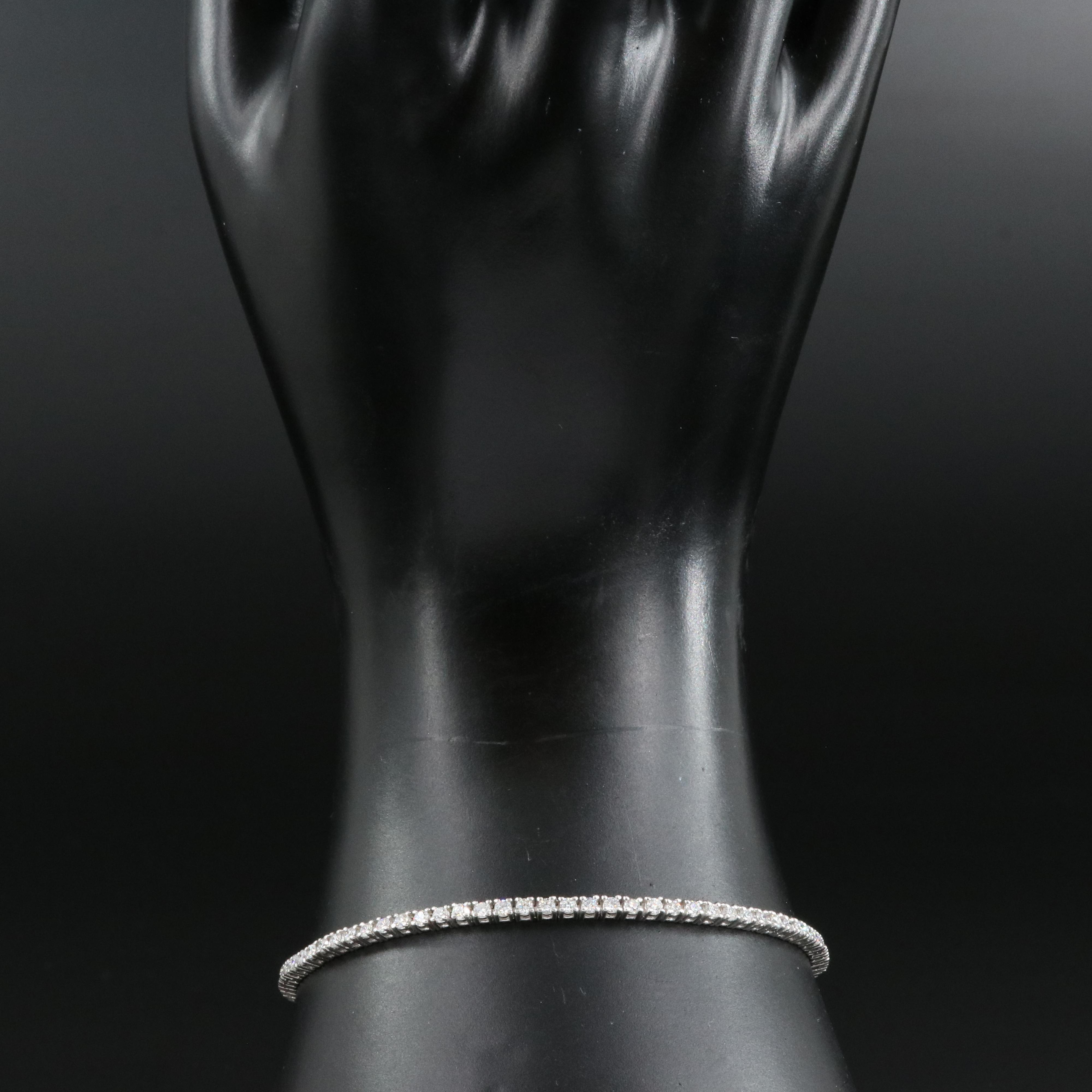 14K 2.14 CTW Diamond Line Bracelet