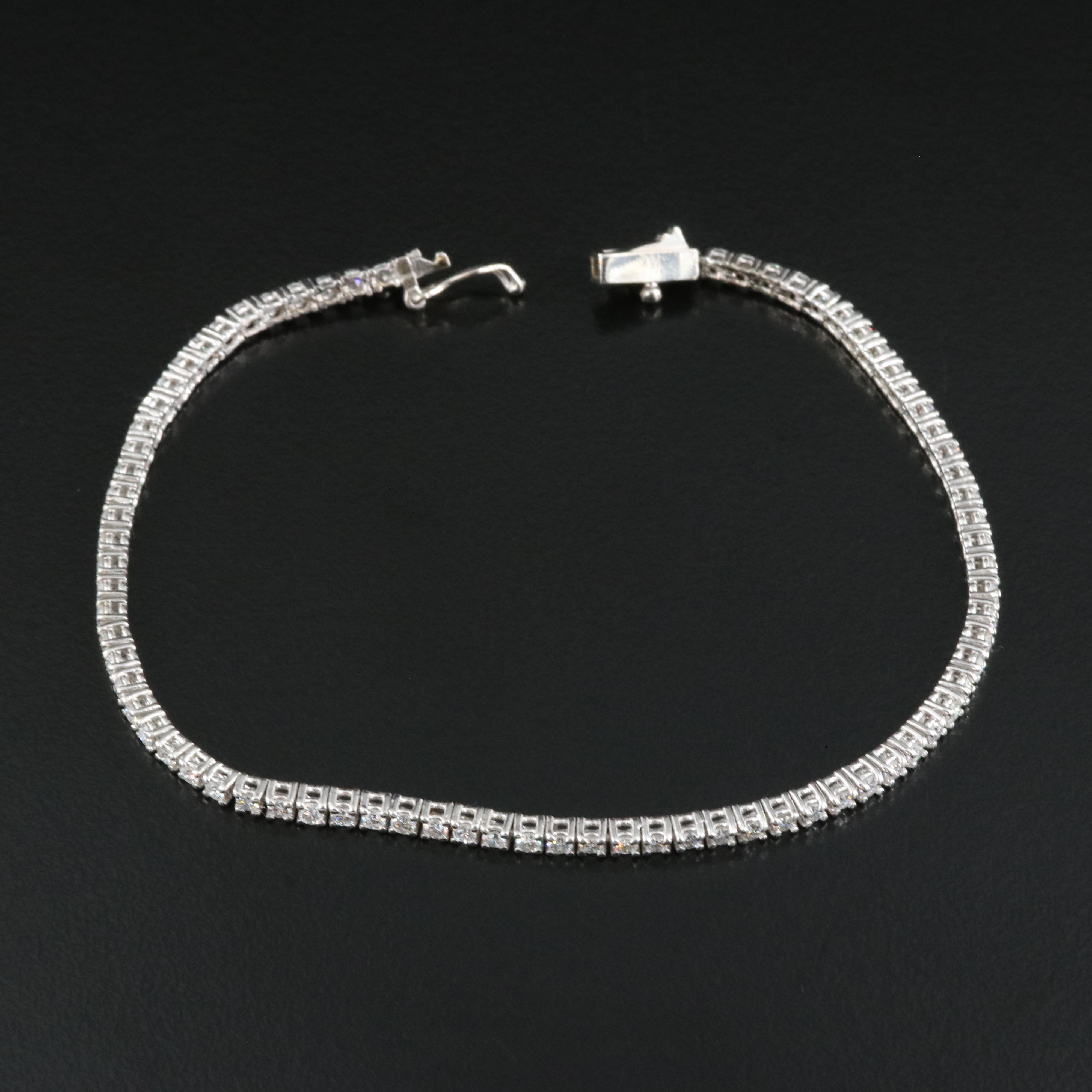 14K 2.14 CTW Diamond Line Bracelet