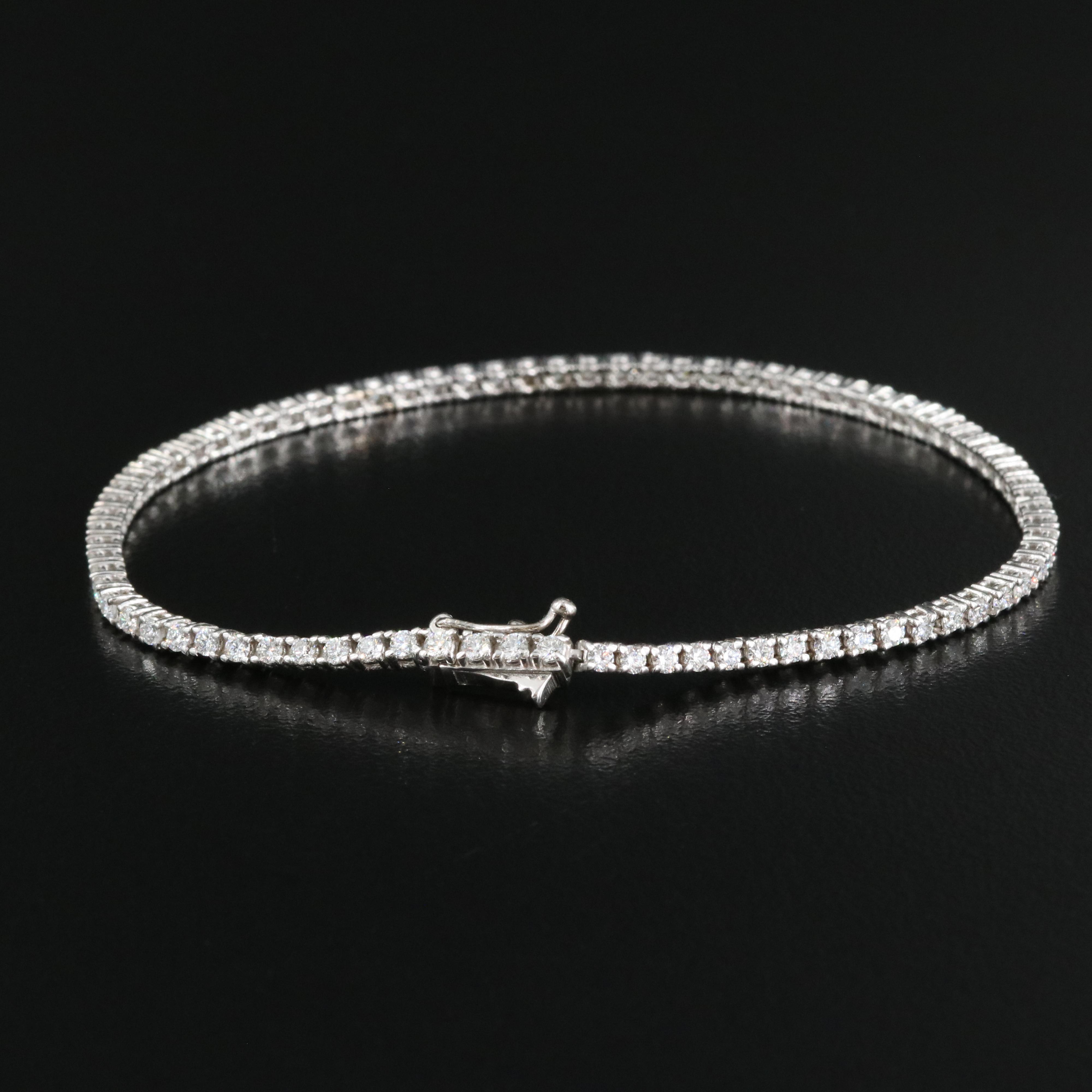 14K 2.14 CTW Diamond Line Bracelet