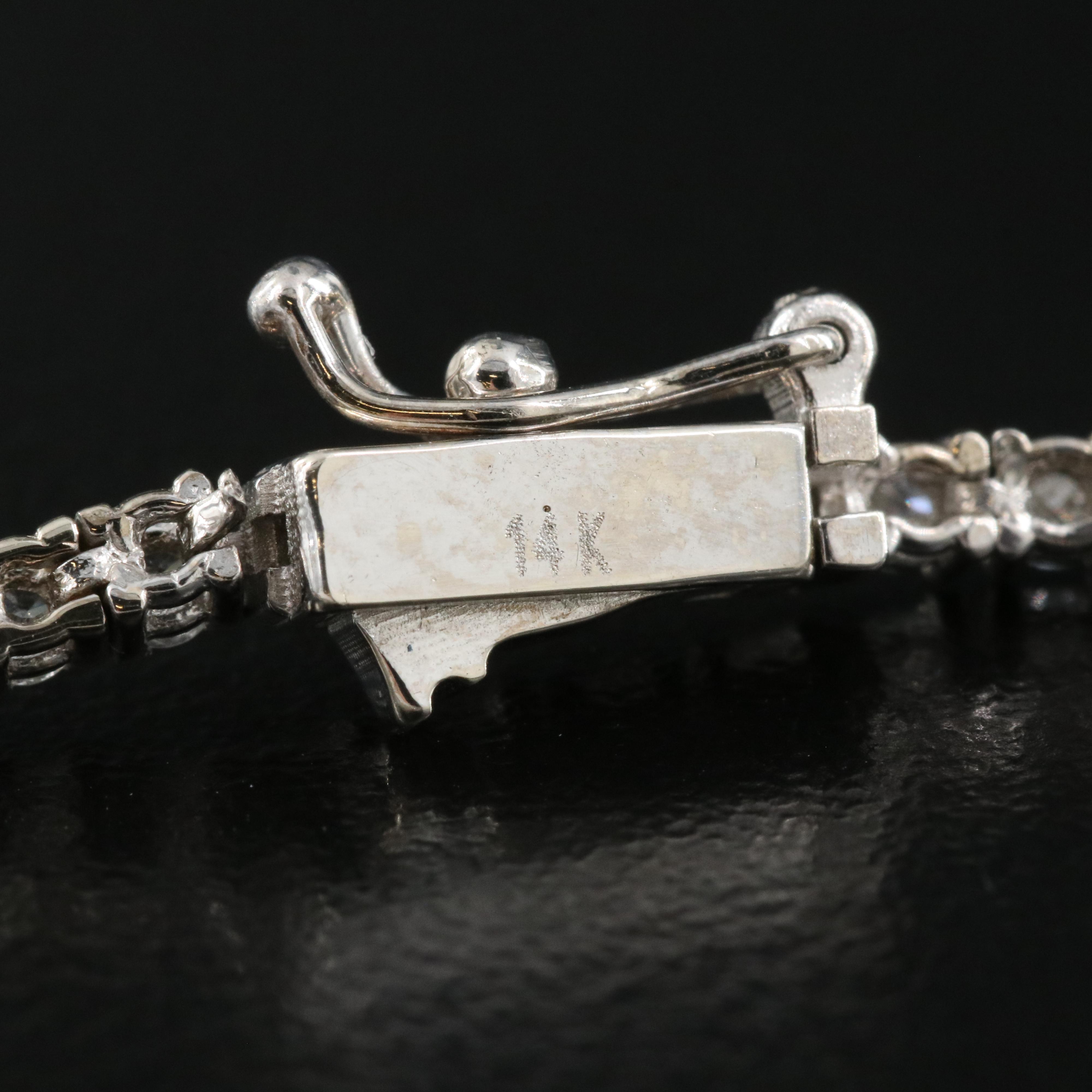 14K 2.14 CTW Diamond Line Bracelet
