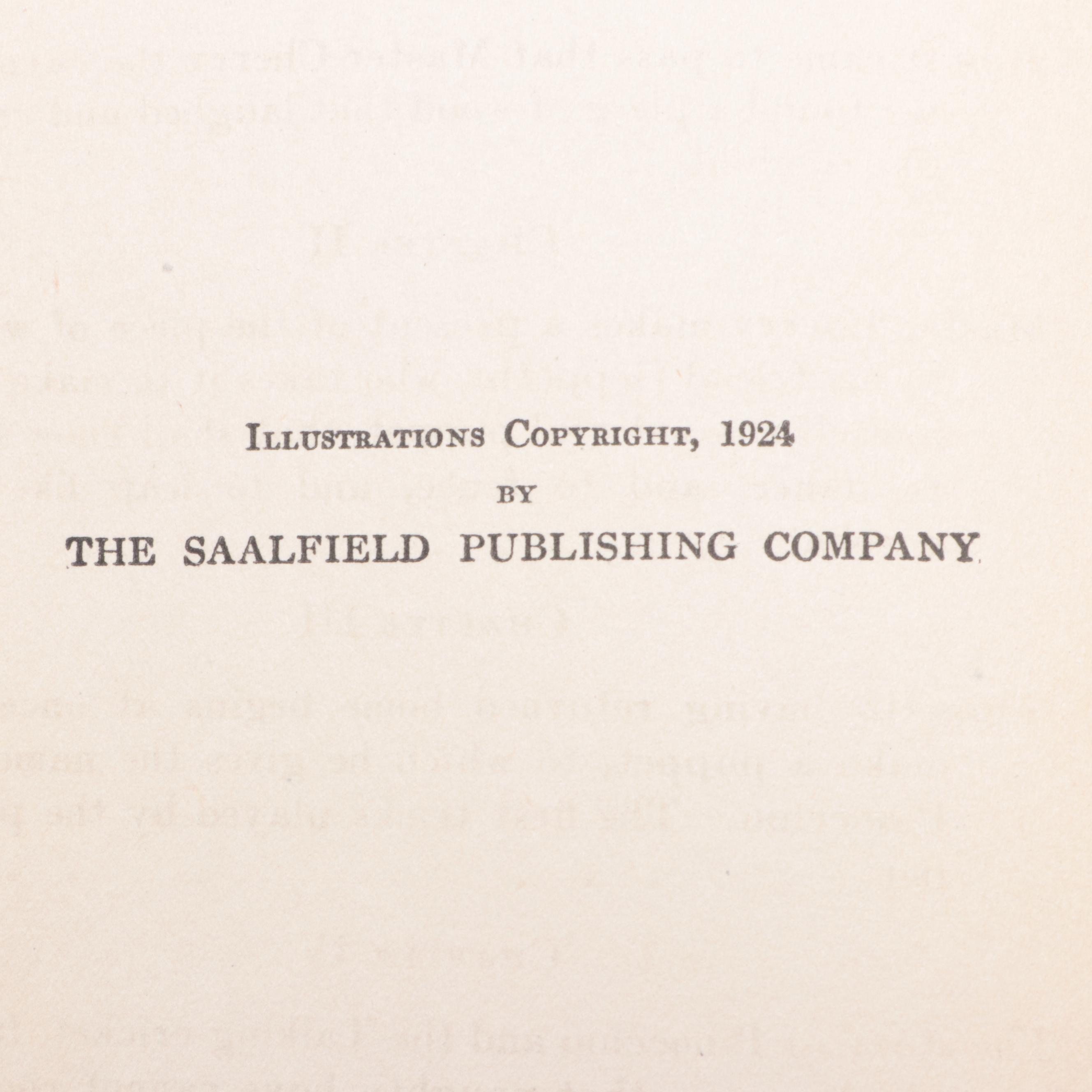 First Edition "Pinocchio in America" by Angelo Patri and More, Early 20th C.