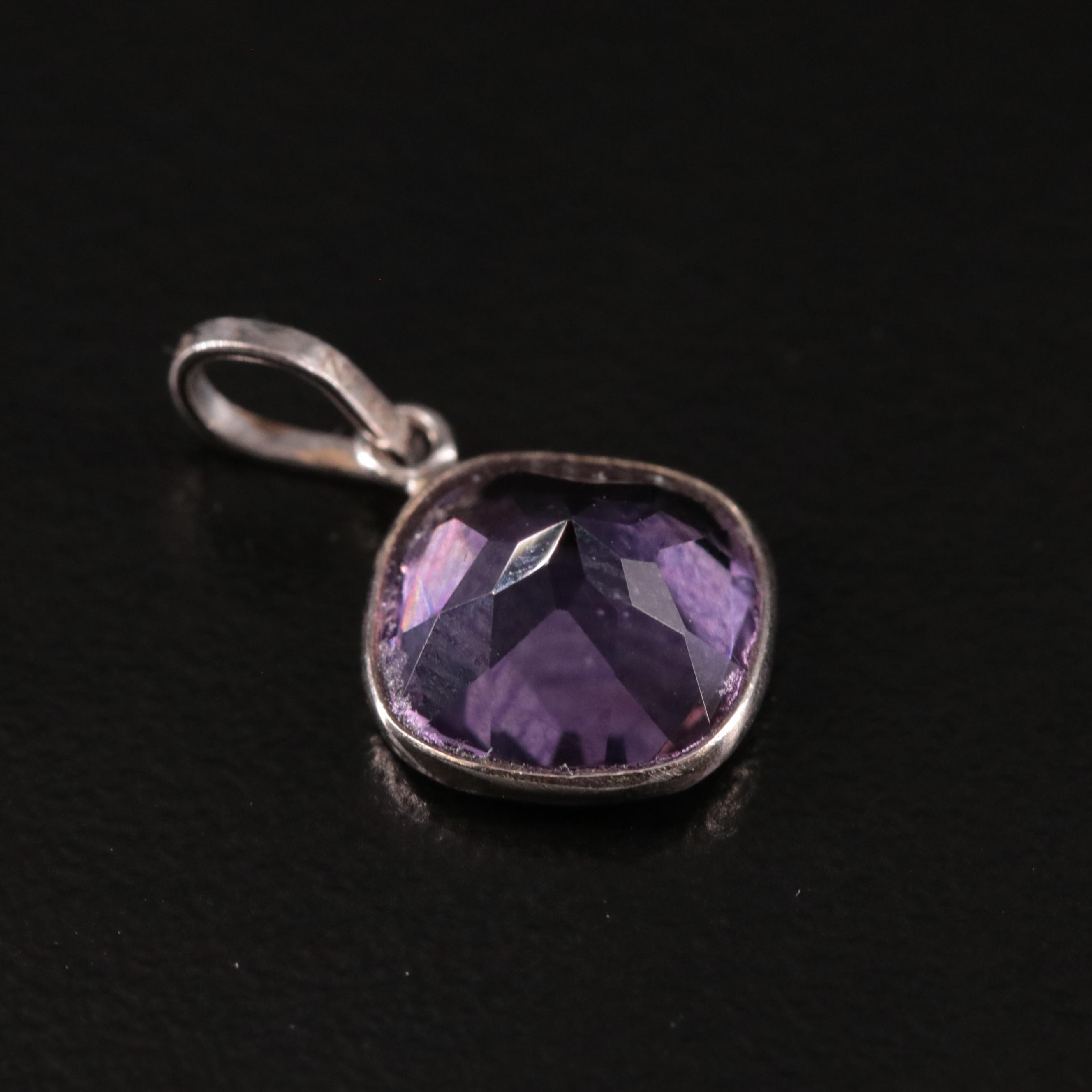 14K Amethyst Pendant